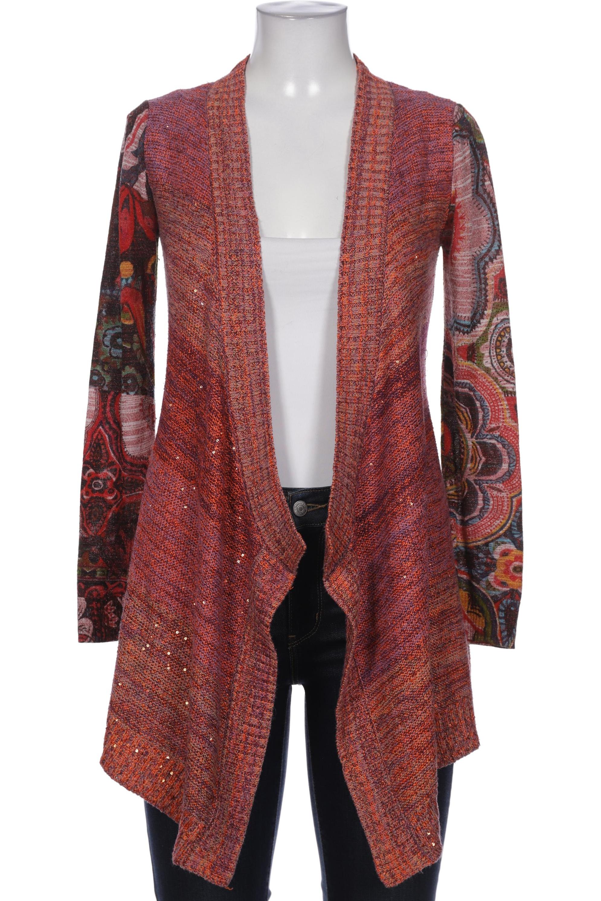 

Desigual Damen Strickjacke, orange, Gr. 36