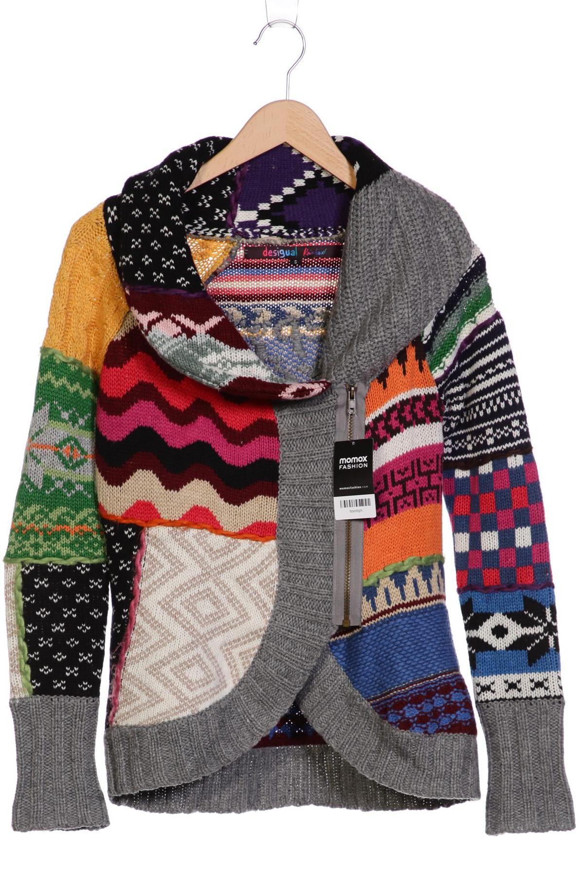 

Desigual Damen Strickjacke, mehrfarbig, Gr. 36