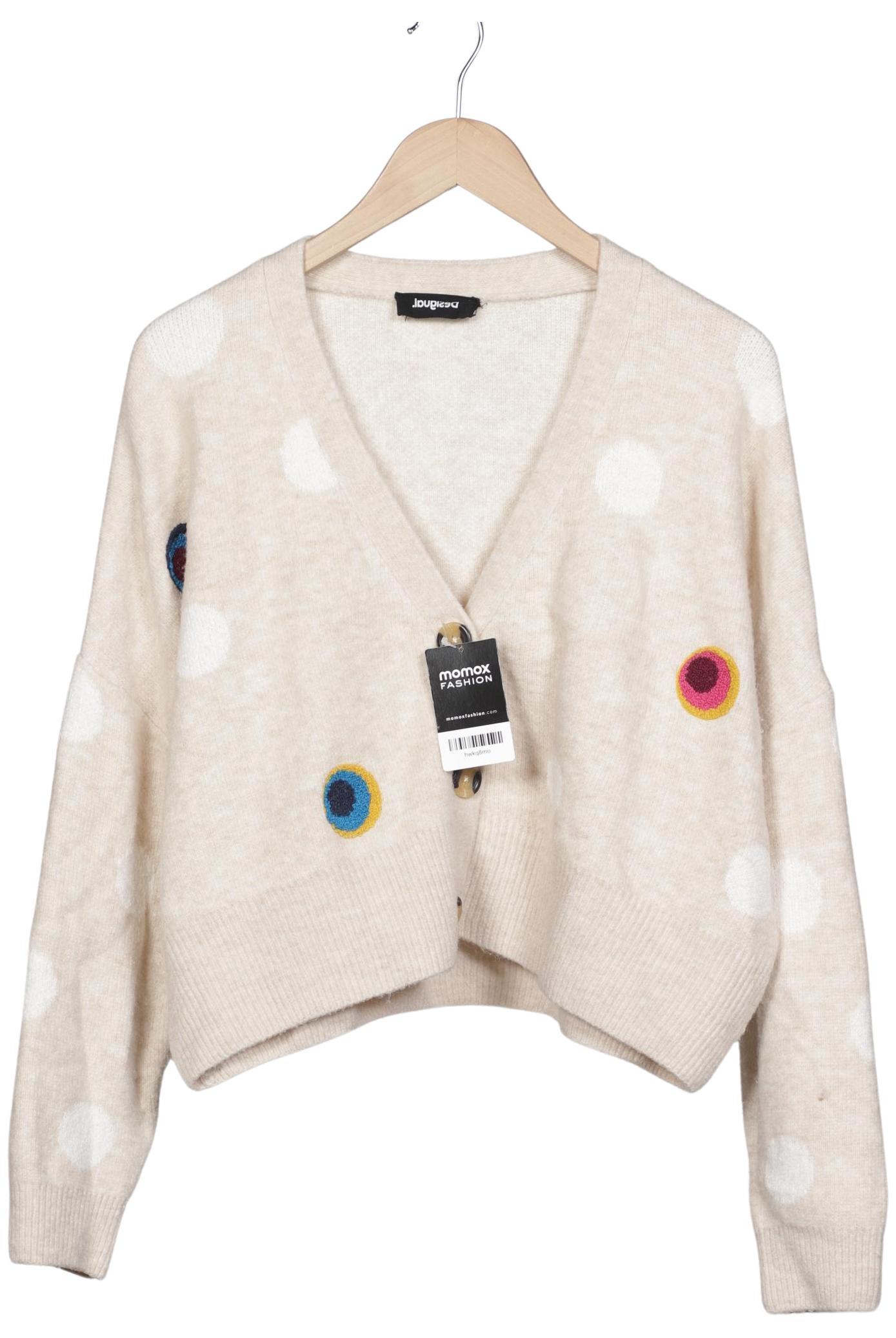 

Desigual Damen Strickjacke, beige, Gr. 44