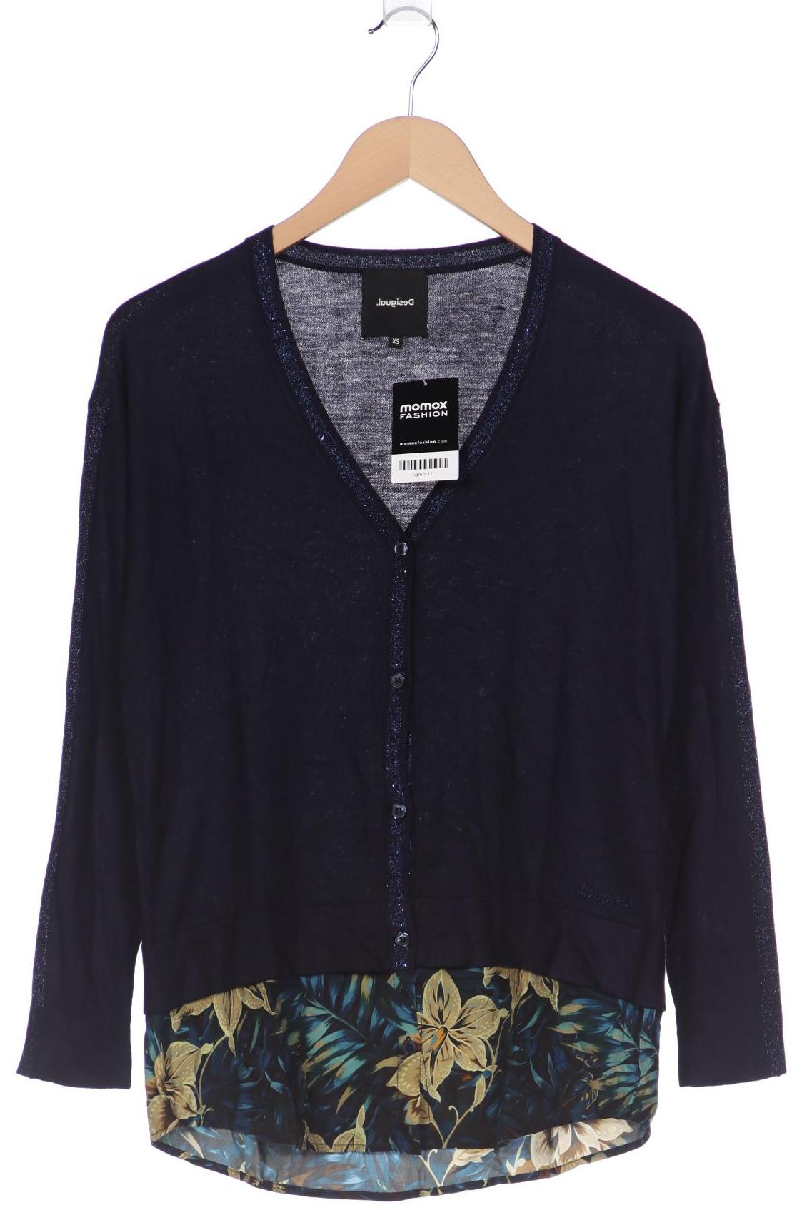 

Desigual Damen Strickjacke, marineblau
