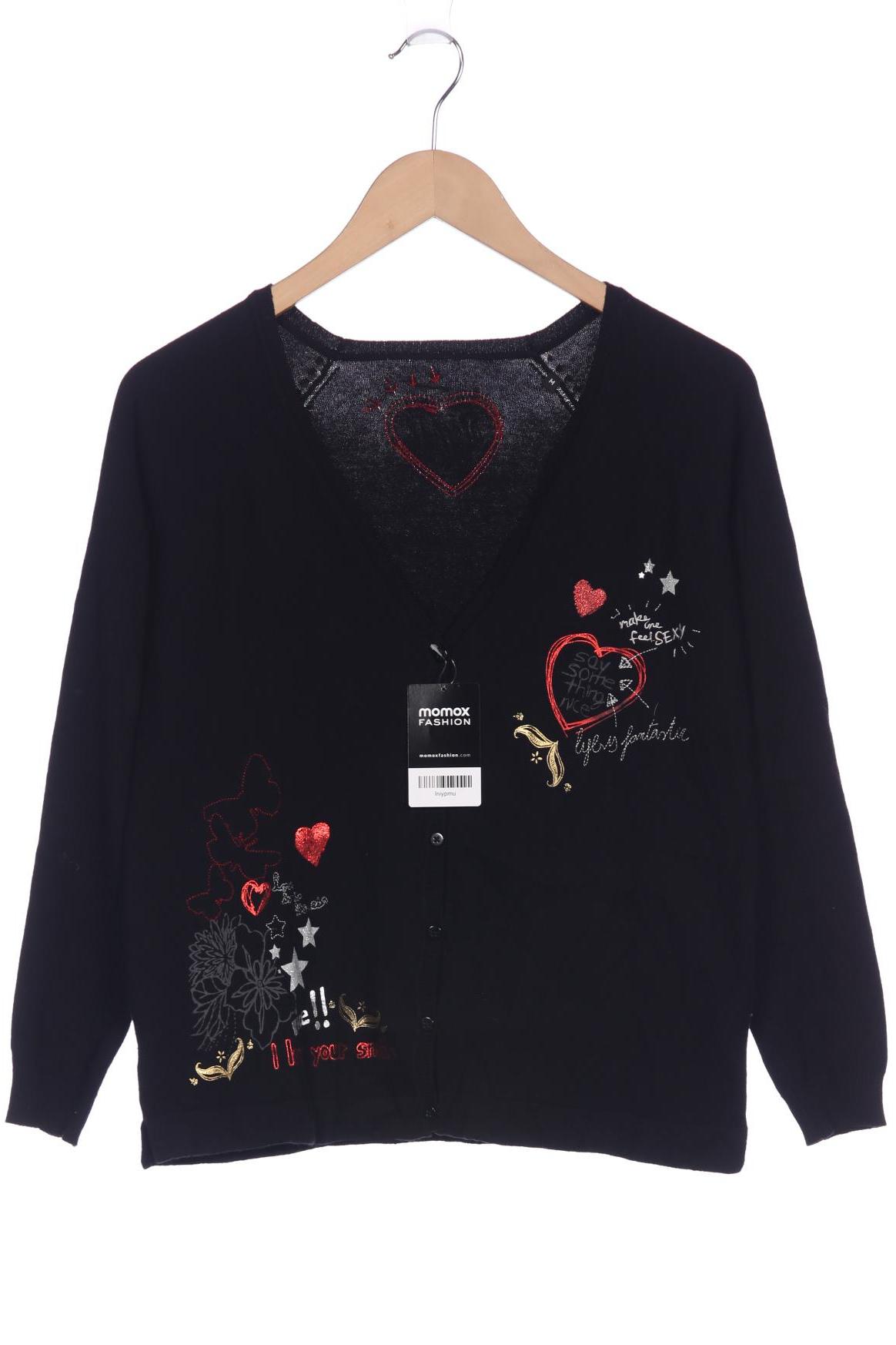 

Desigual Damen Strickjacke, schwarz, Gr. 38