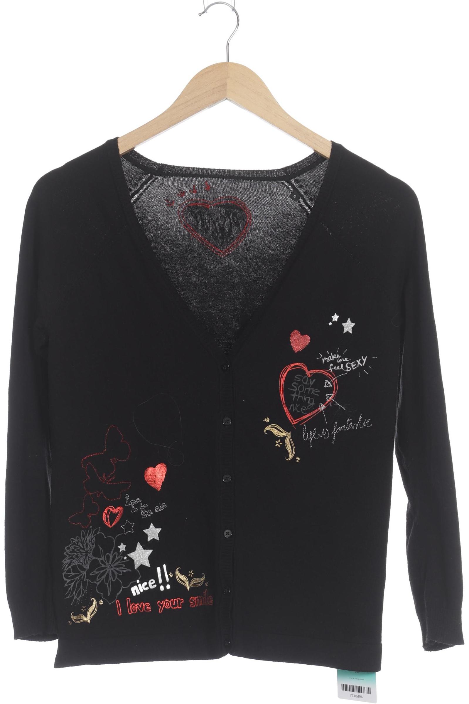 

Desigual Damen Strickjacke, schwarz, Gr. 36