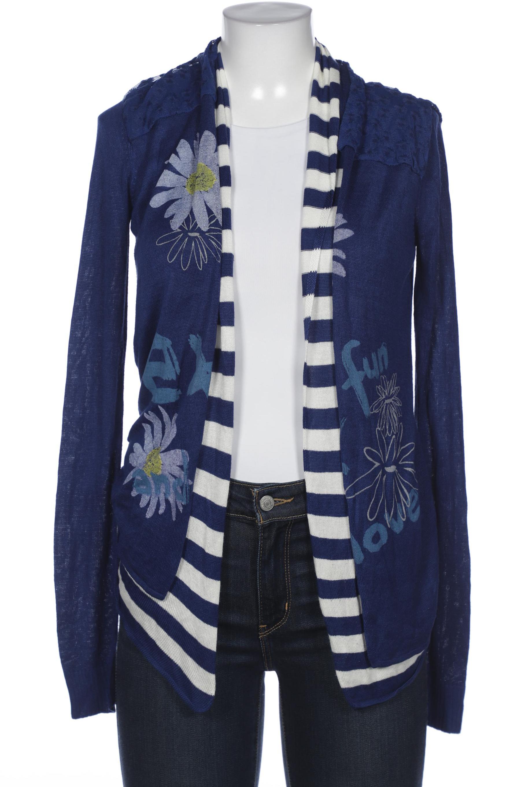 

Desigual Damen Strickjacke, blau, Gr. 36
