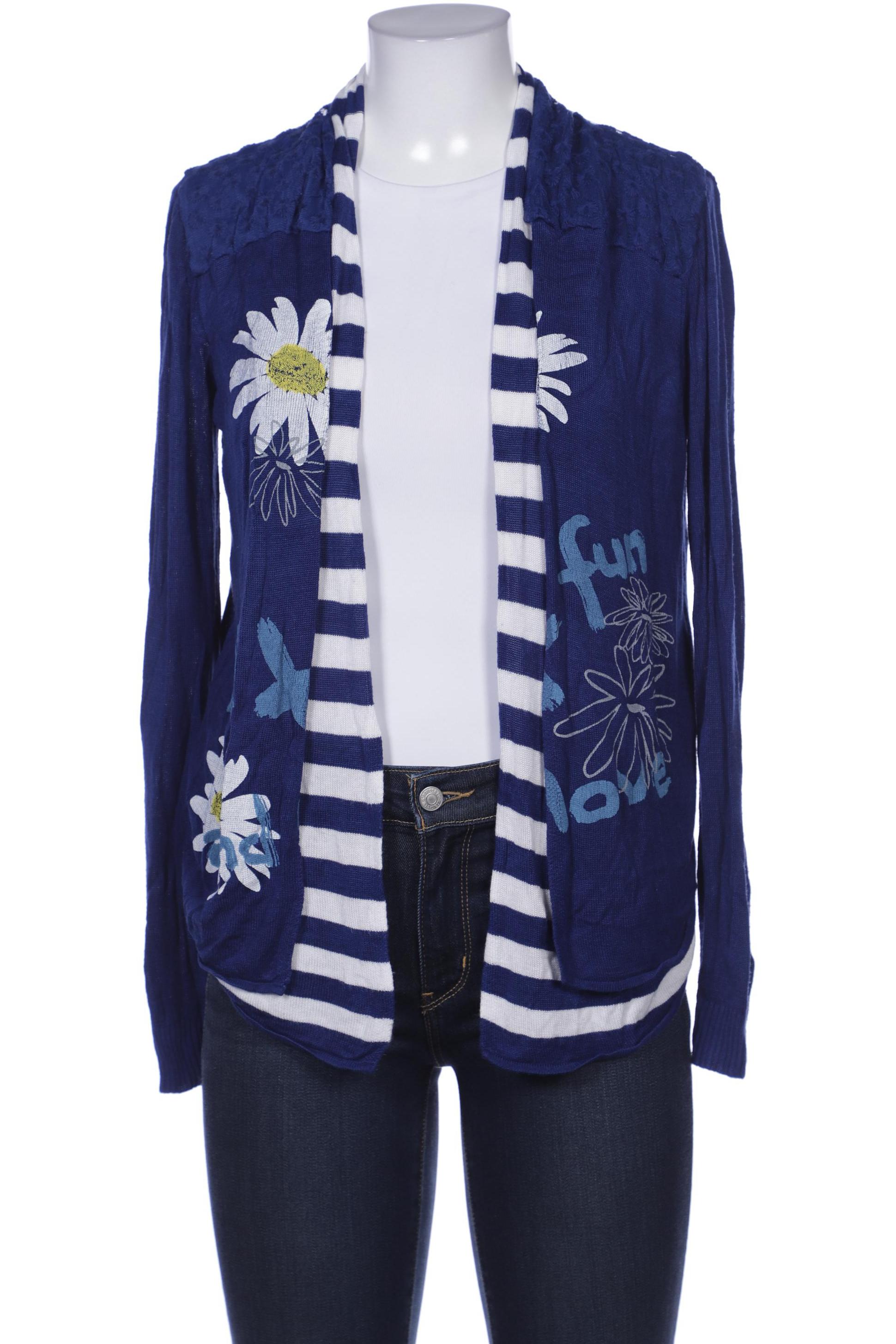

Desigual Damen Strickjacke, blau, Gr. 36