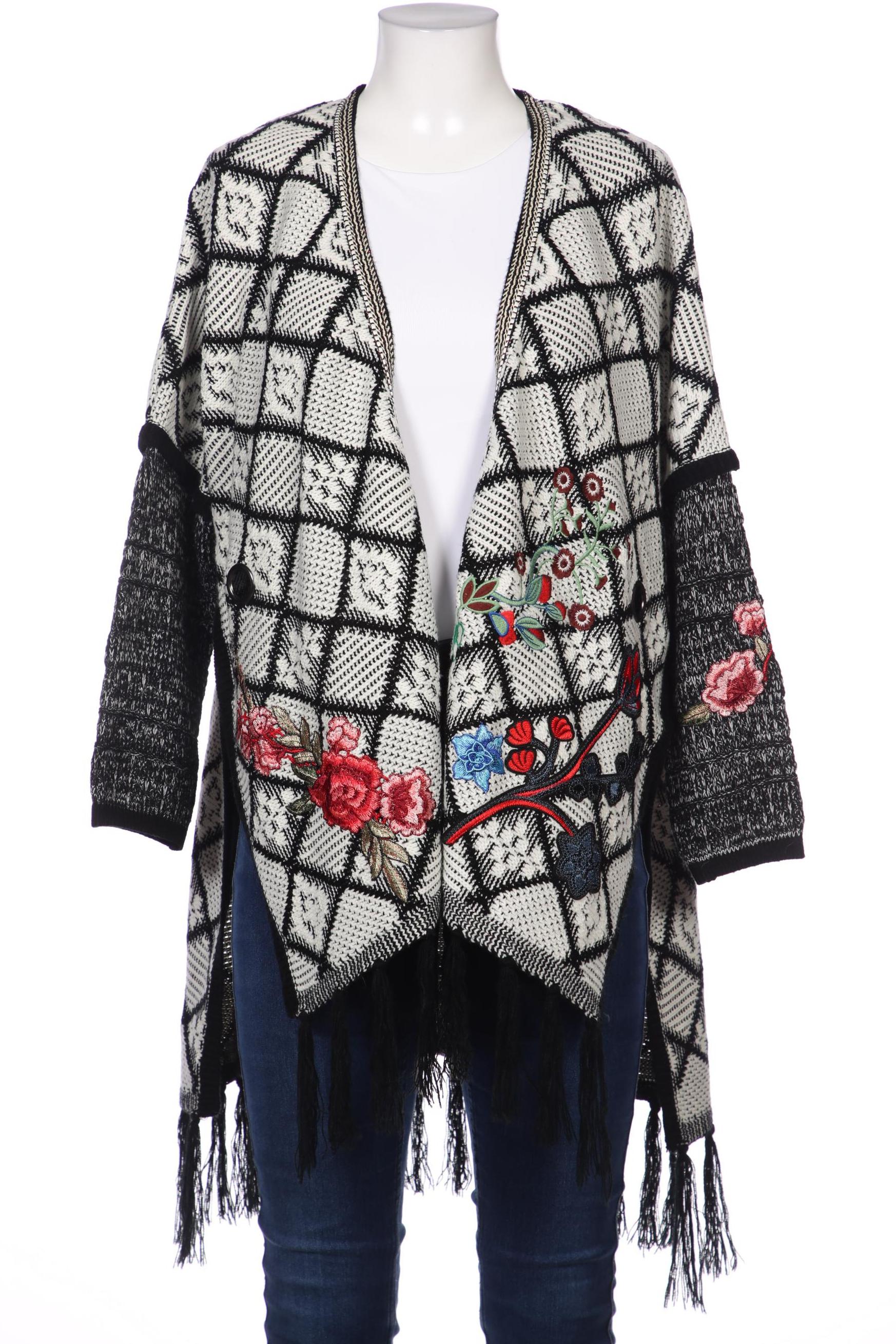 

Desigual Damen Strickjacke, weiß, Gr. 38