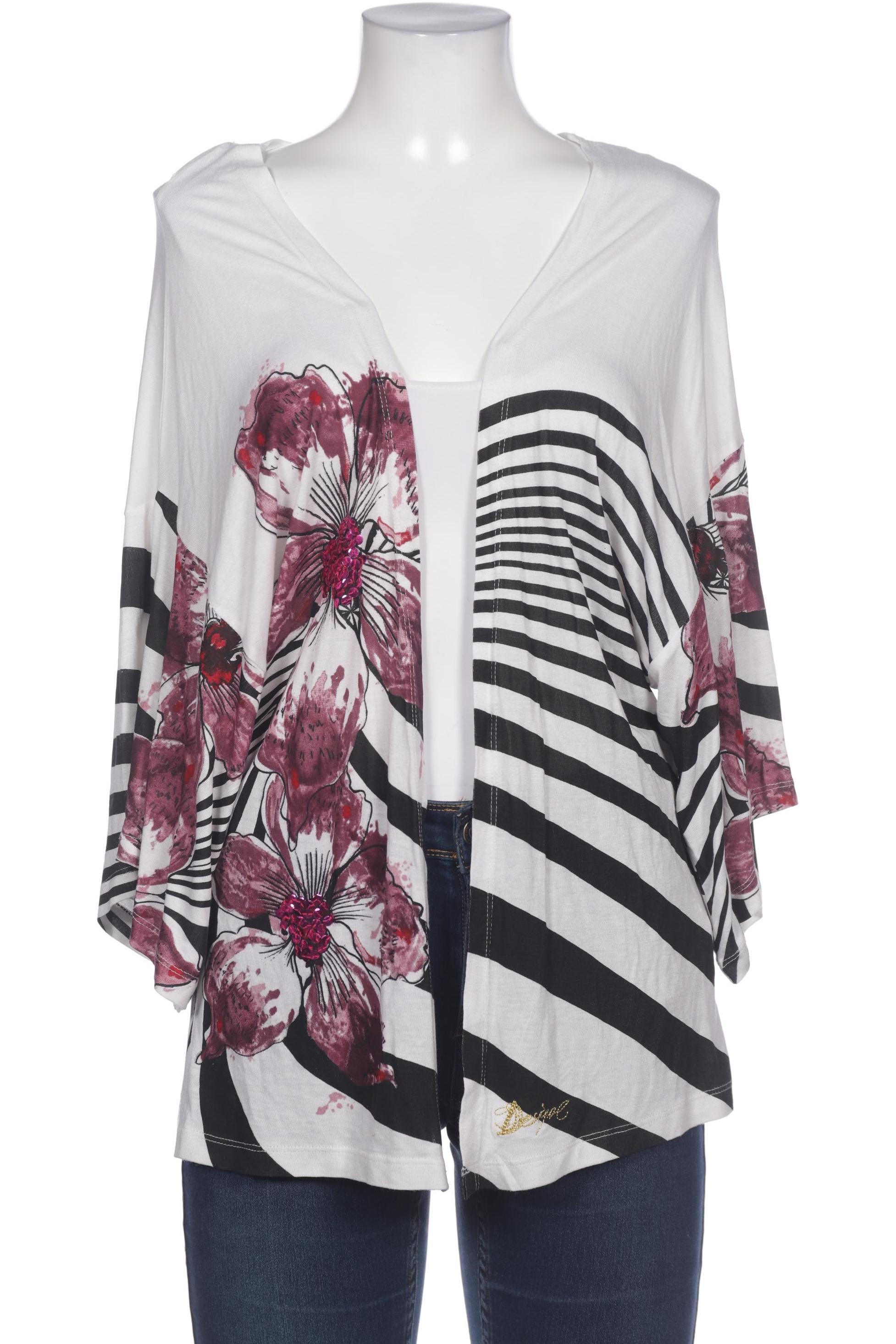 

Desigual Damen Strickjacke, weiß, Gr. uni