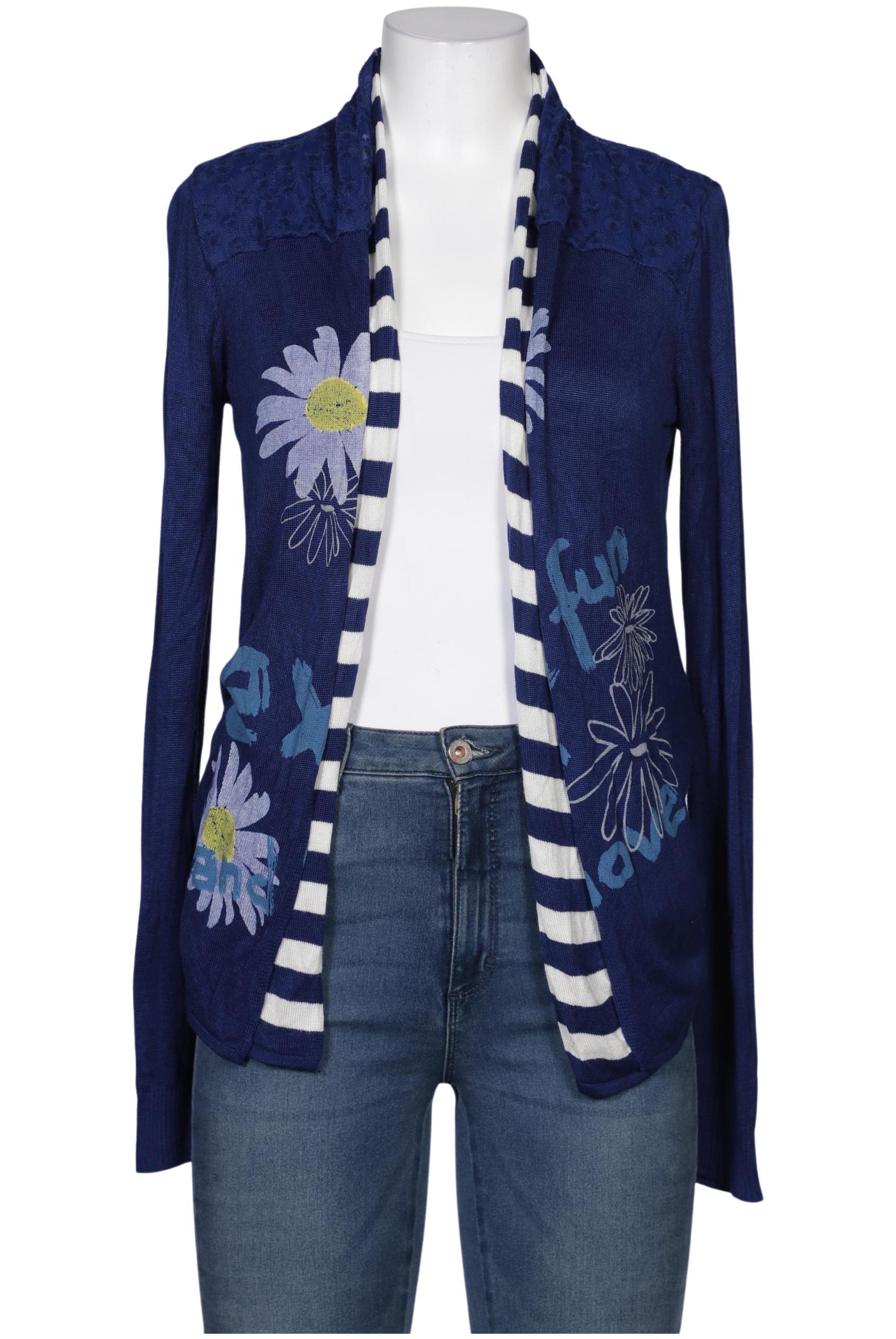 

Desigual Damen Strickjacke, marineblau, Gr. 42