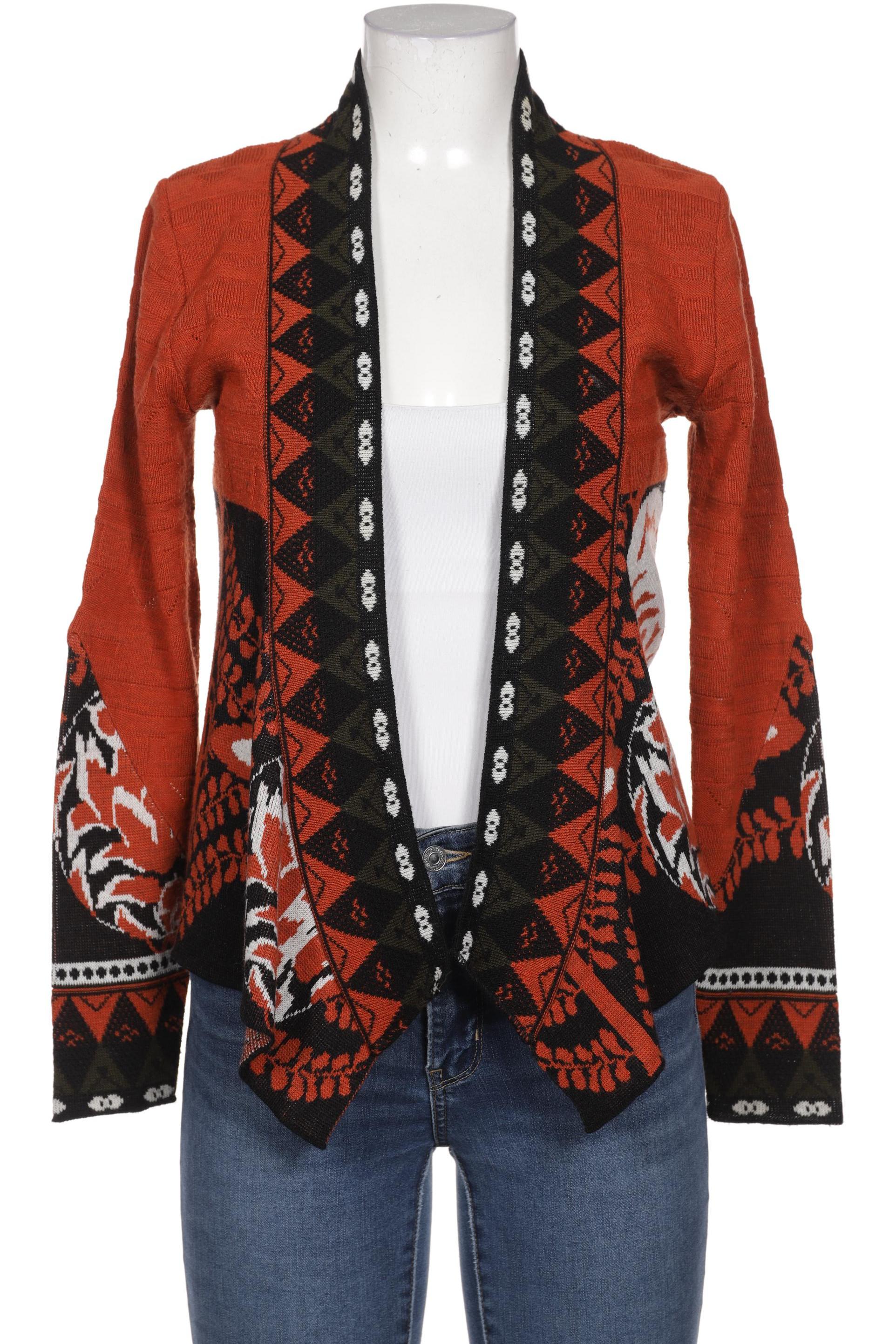

Desigual Damen Strickjacke, orange, Gr. 38