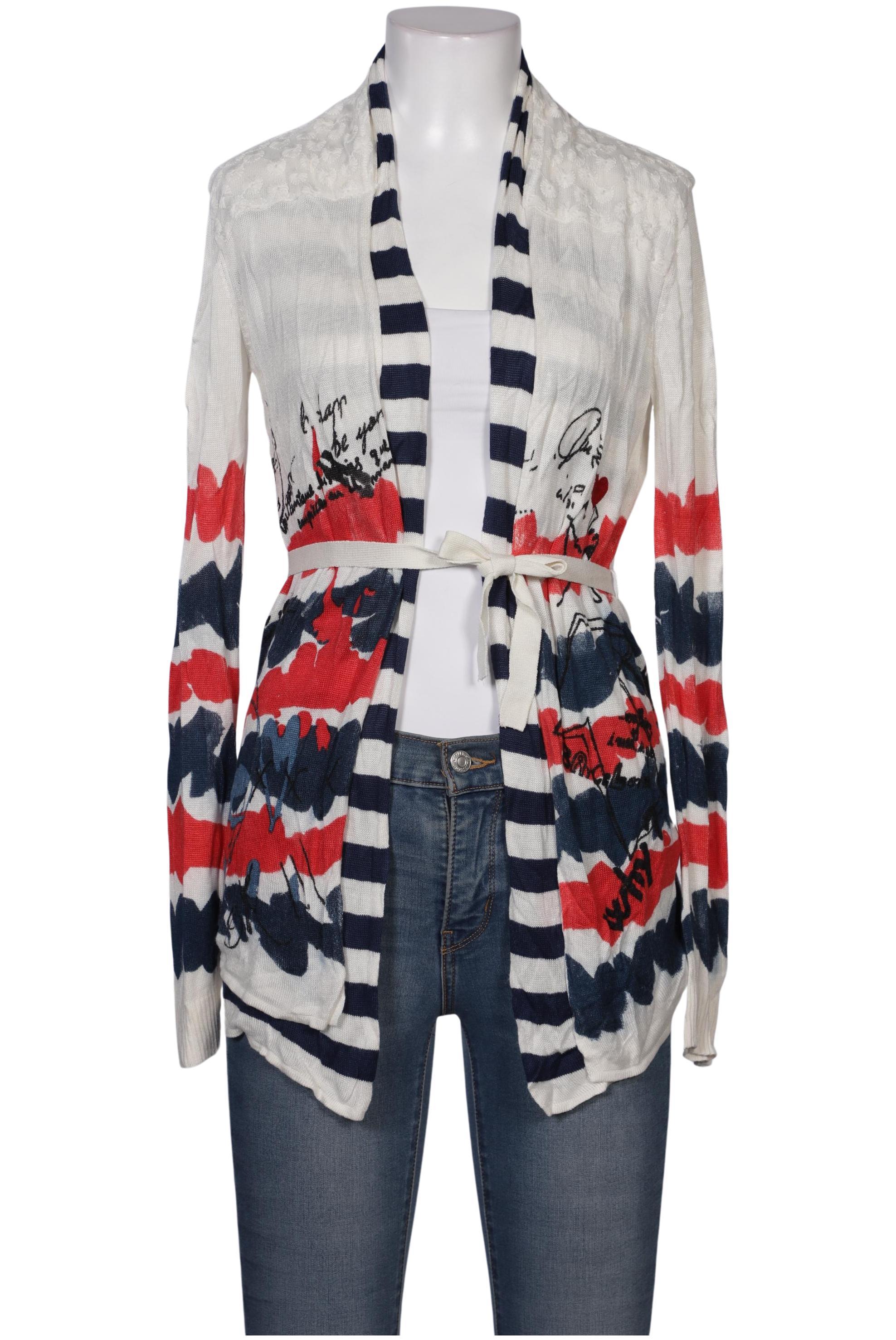 

Desigual Damen Strickjacke, weiß, Gr. 38
