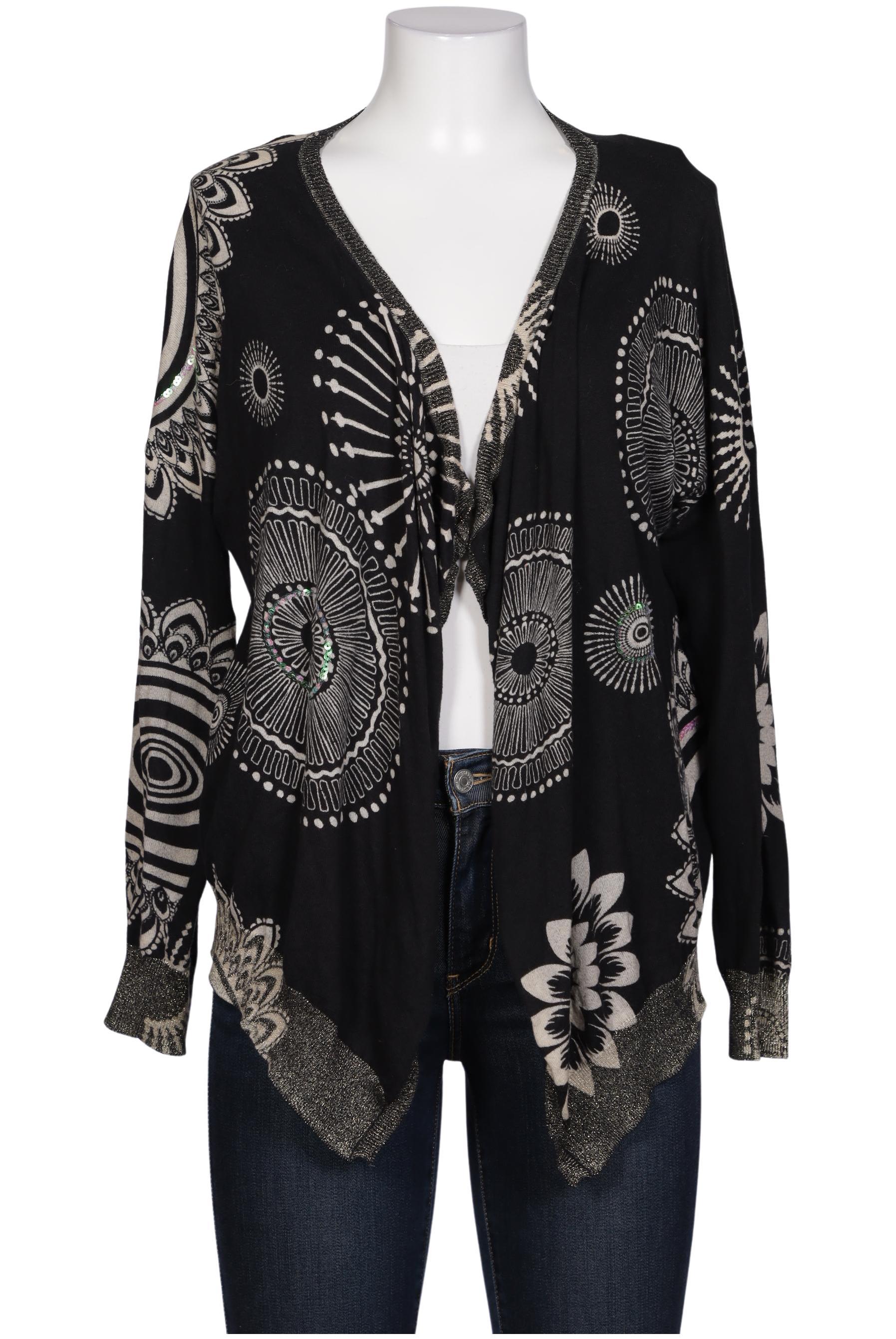 

Desigual Damen Strickjacke, schwarz, Gr. 42