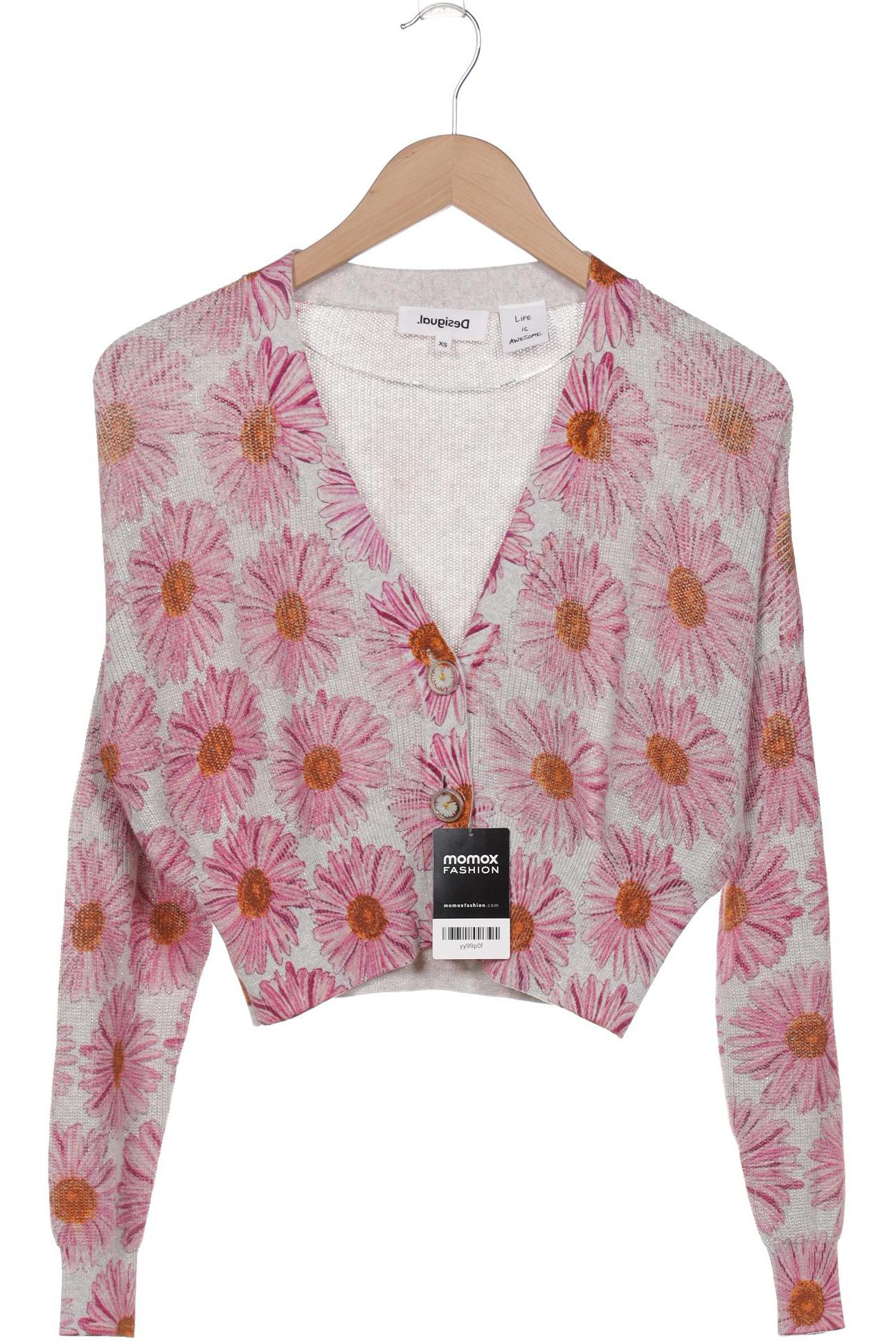 

Desigual Damen Strickjacke, pink, Gr. 34