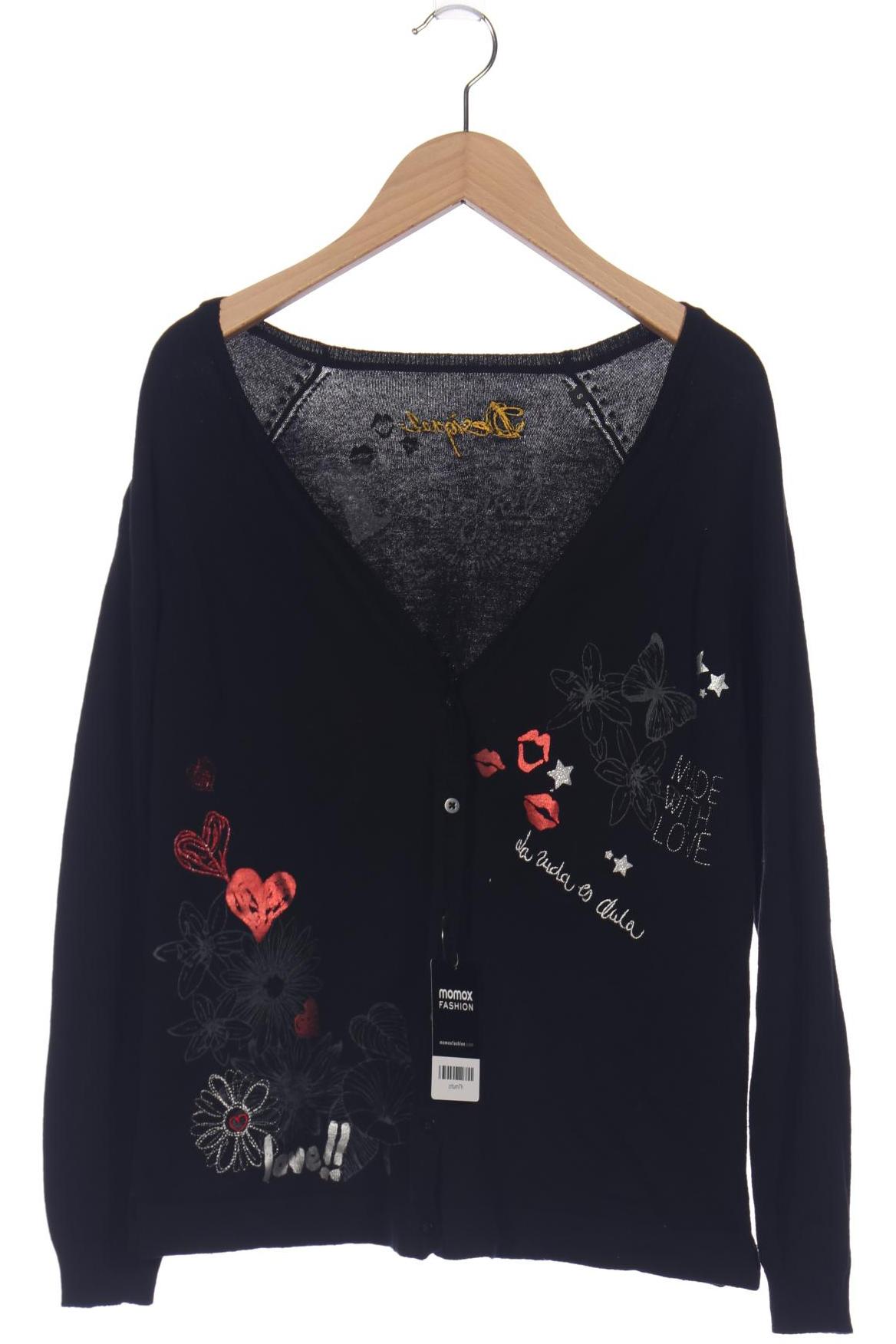 

Desigual Damen Strickjacke, schwarz