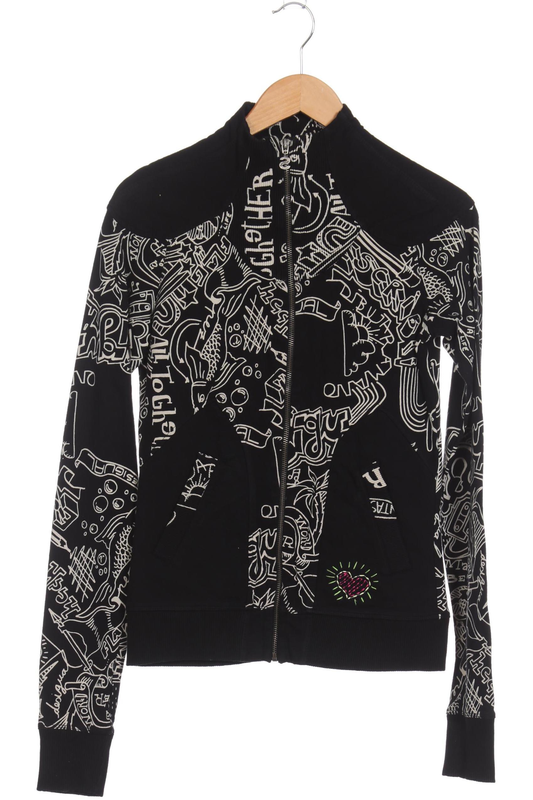 

Desigual Damen Sweatshirt, schwarz, Gr.