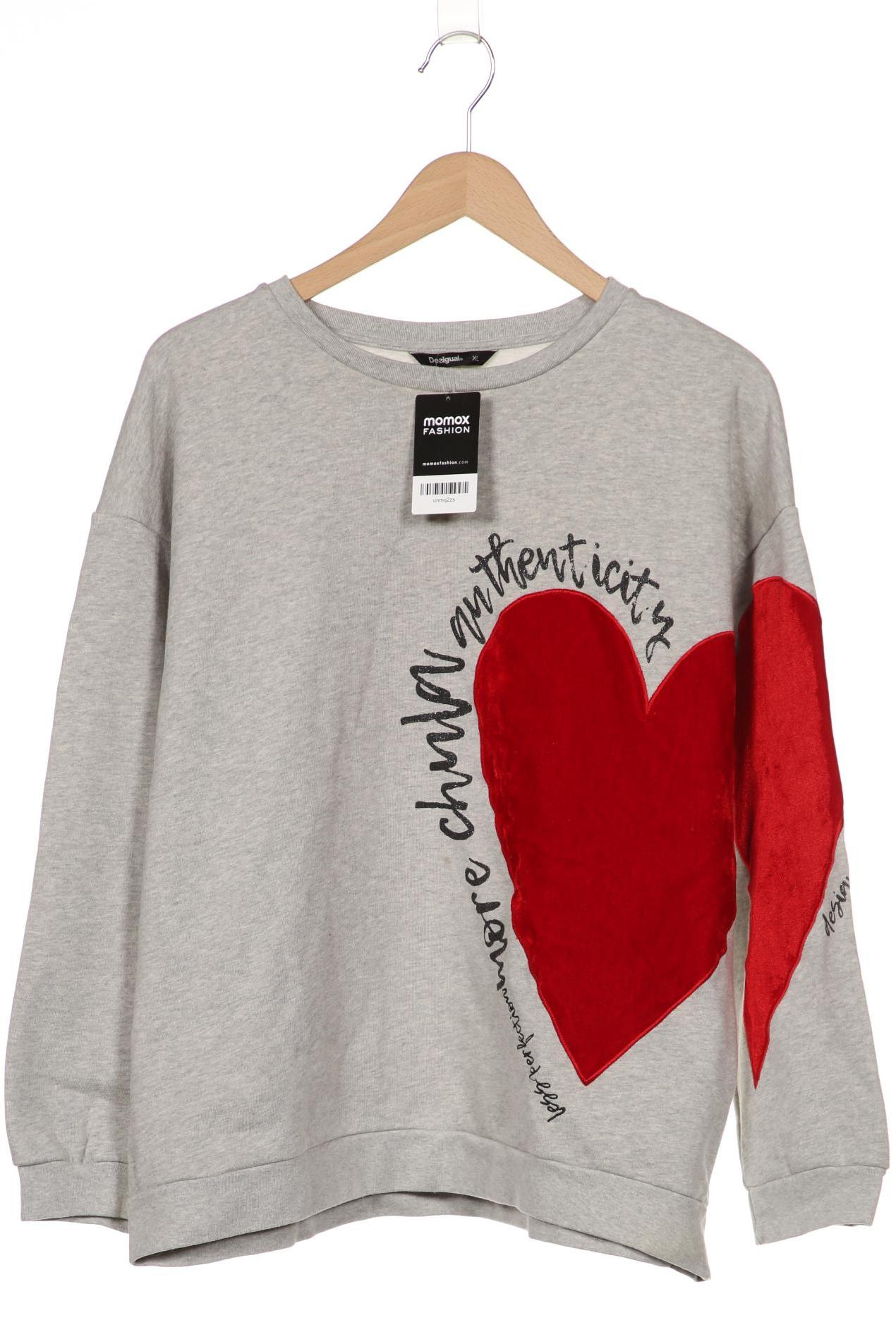 

Desigual Damen Sweatshirt, grau, Gr. 44