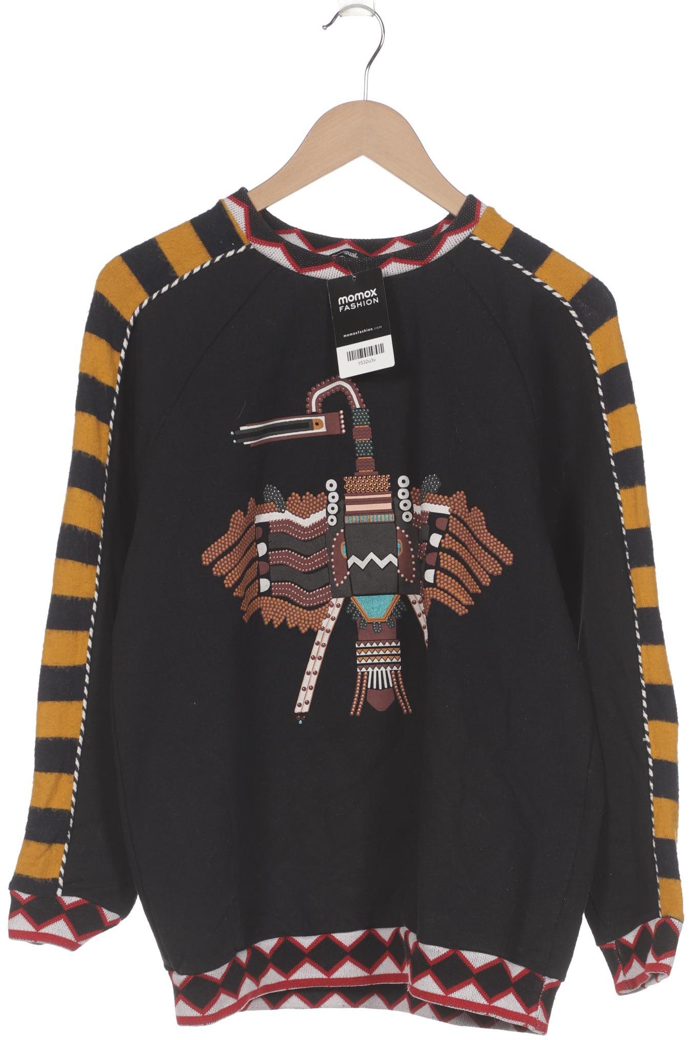 

Desigual Damen Sweatshirt, schwarz, Gr. 38