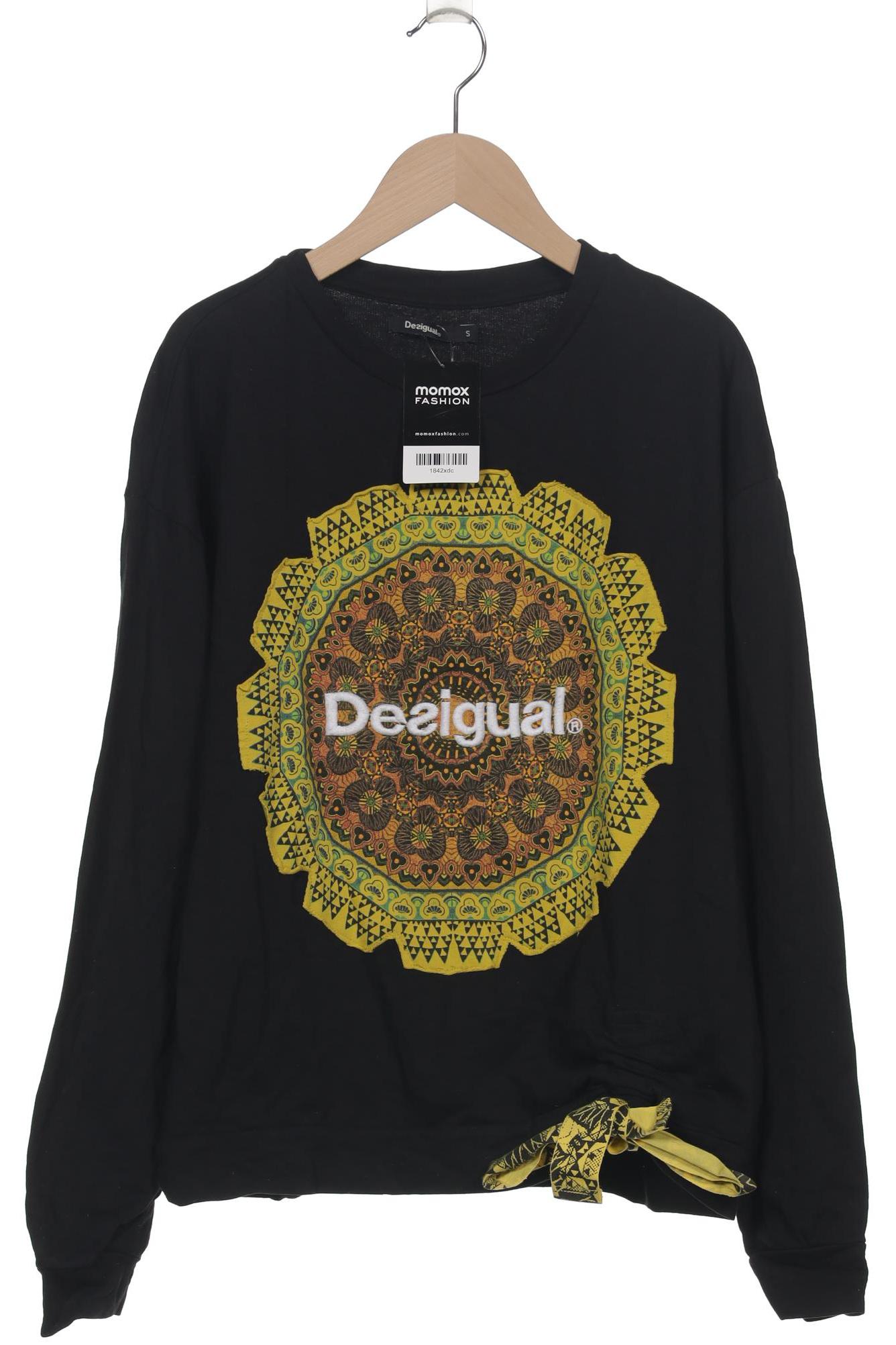 

Desigual Damen Sweatshirt, schwarz, Gr. 36