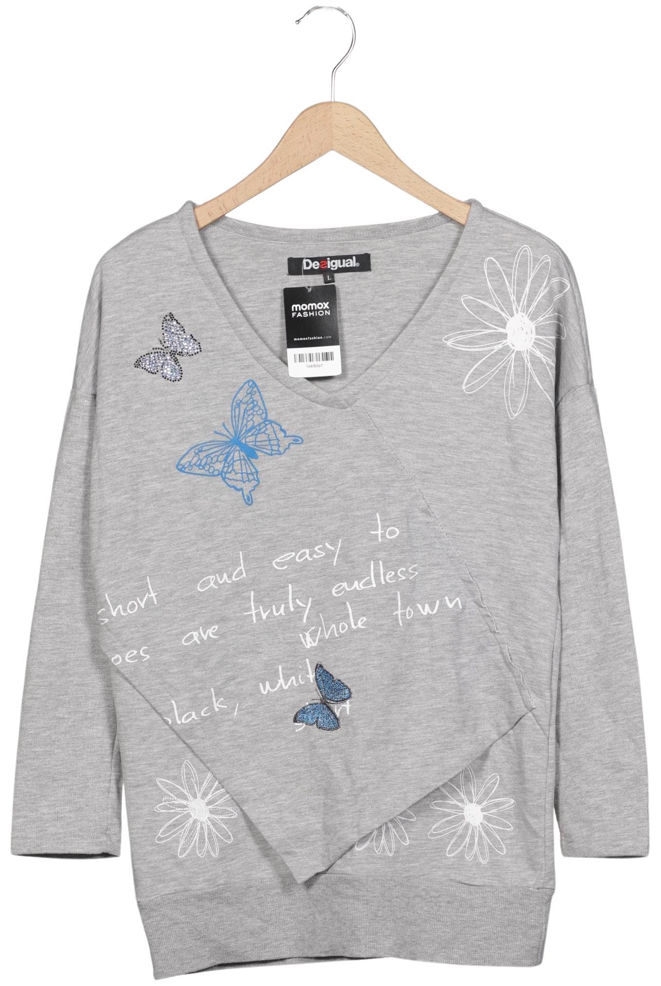 

Desigual Damen Sweatshirt, grau, Gr. 42