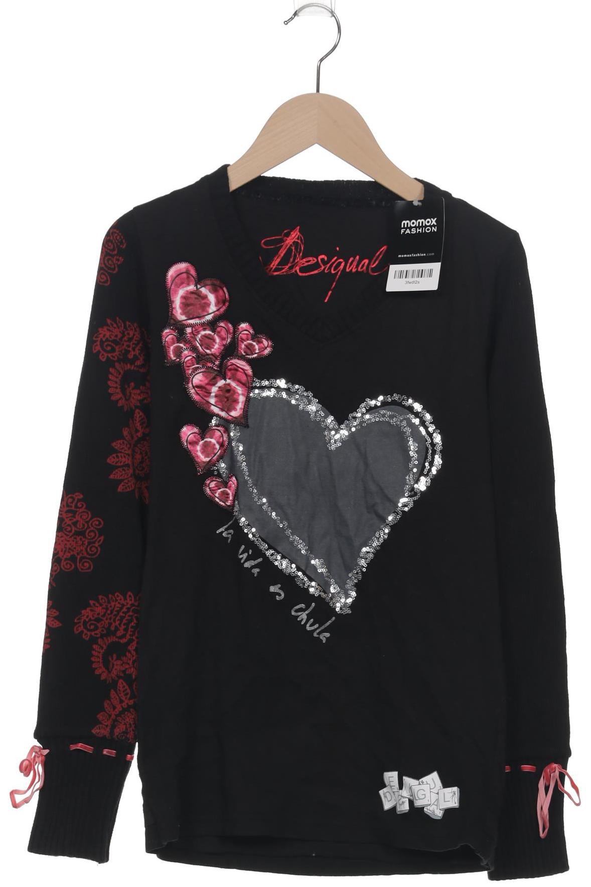 

Desigual Damen Sweatshirt, schwarz, Gr. 36