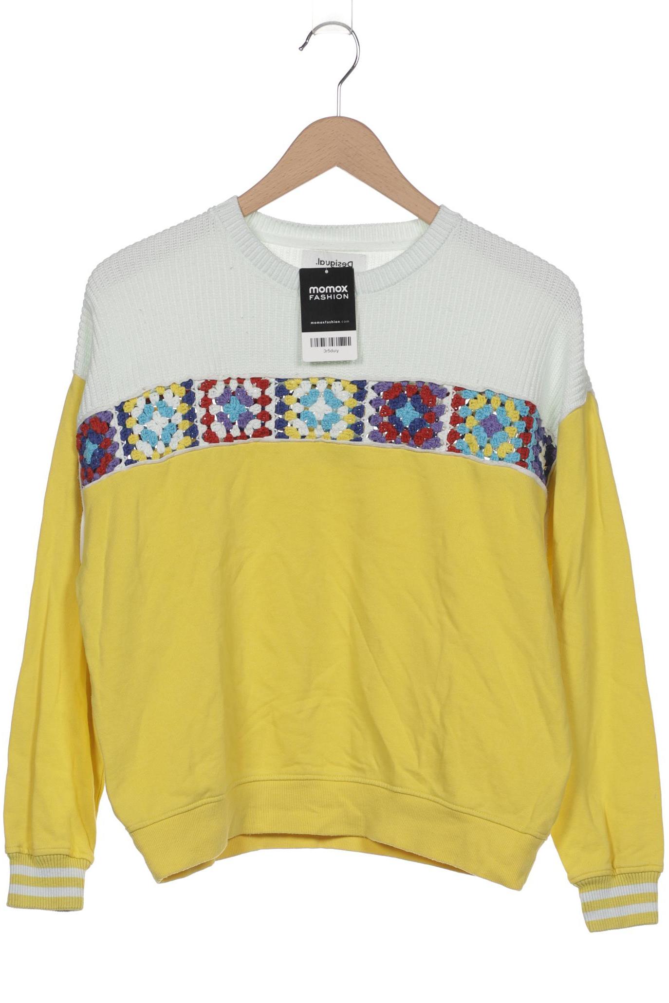 

Desigual Damen Sweatshirt, gelb, Gr. 36