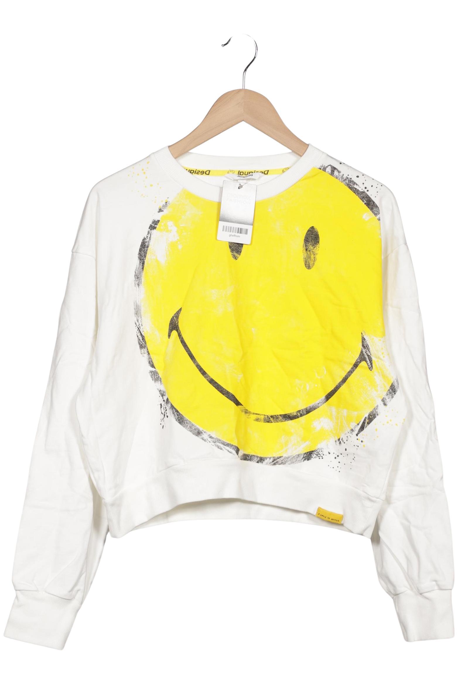 

Desigual Damen Sweatshirt, weiß, Gr. 42