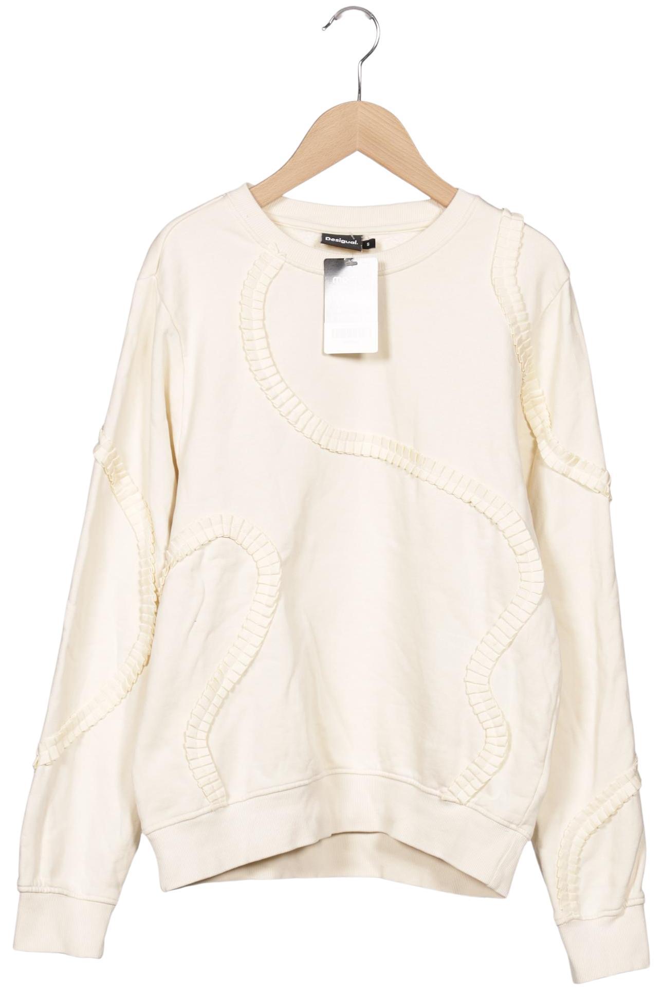 

Desigual Damen Sweatshirt, cremeweiß, Gr. 36