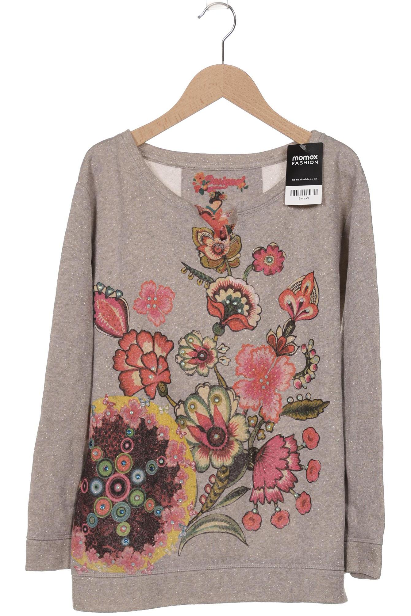 

Desigual Damen Sweatshirt, beige, Gr. 38