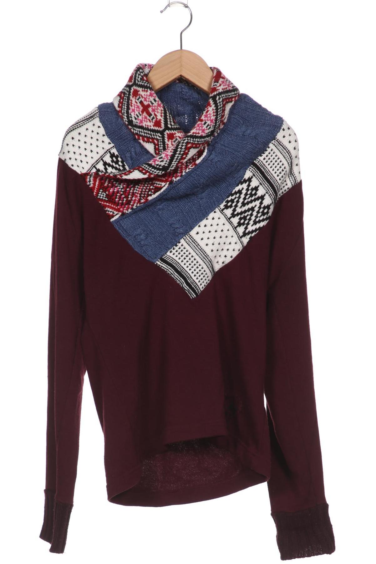 

Desigual Damen Sweatshirt, bordeaux, Gr. 36