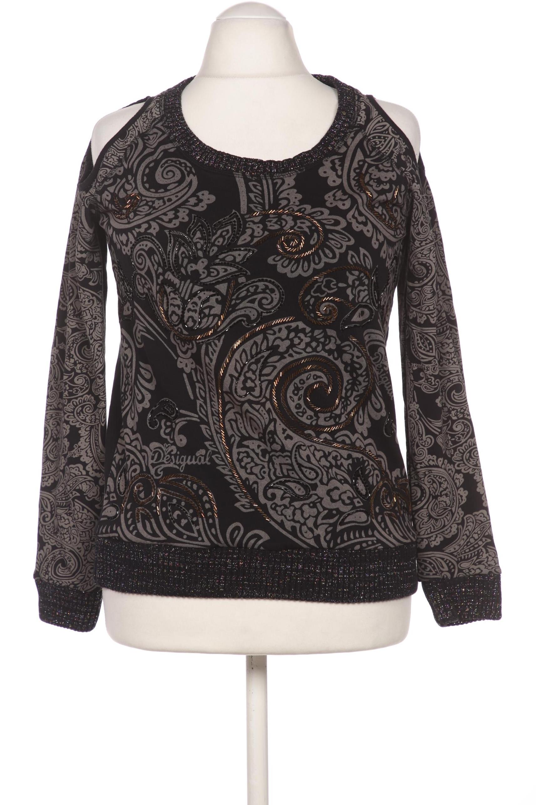 

Desigual Damen Sweatshirt, schwarz, Gr. 42