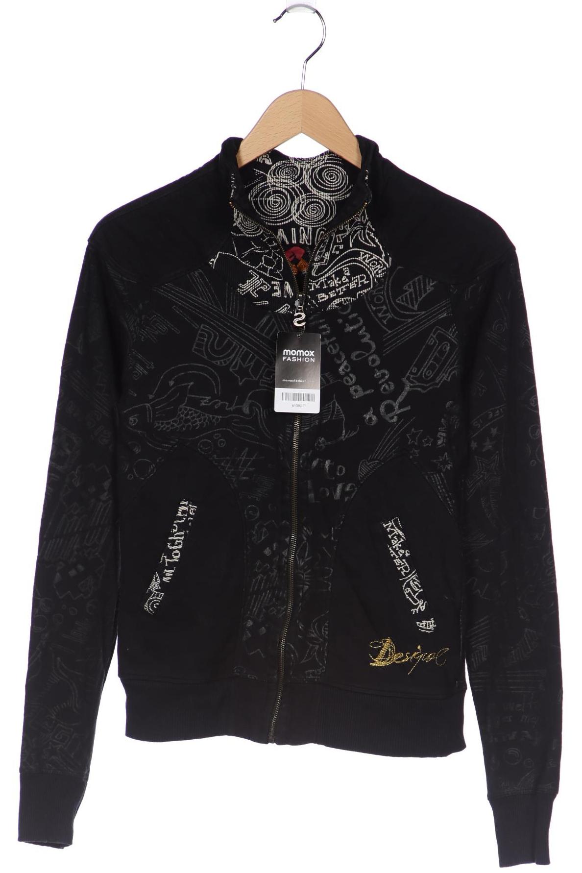

Desigual Damen Sweatshirt, schwarz, Gr. 38