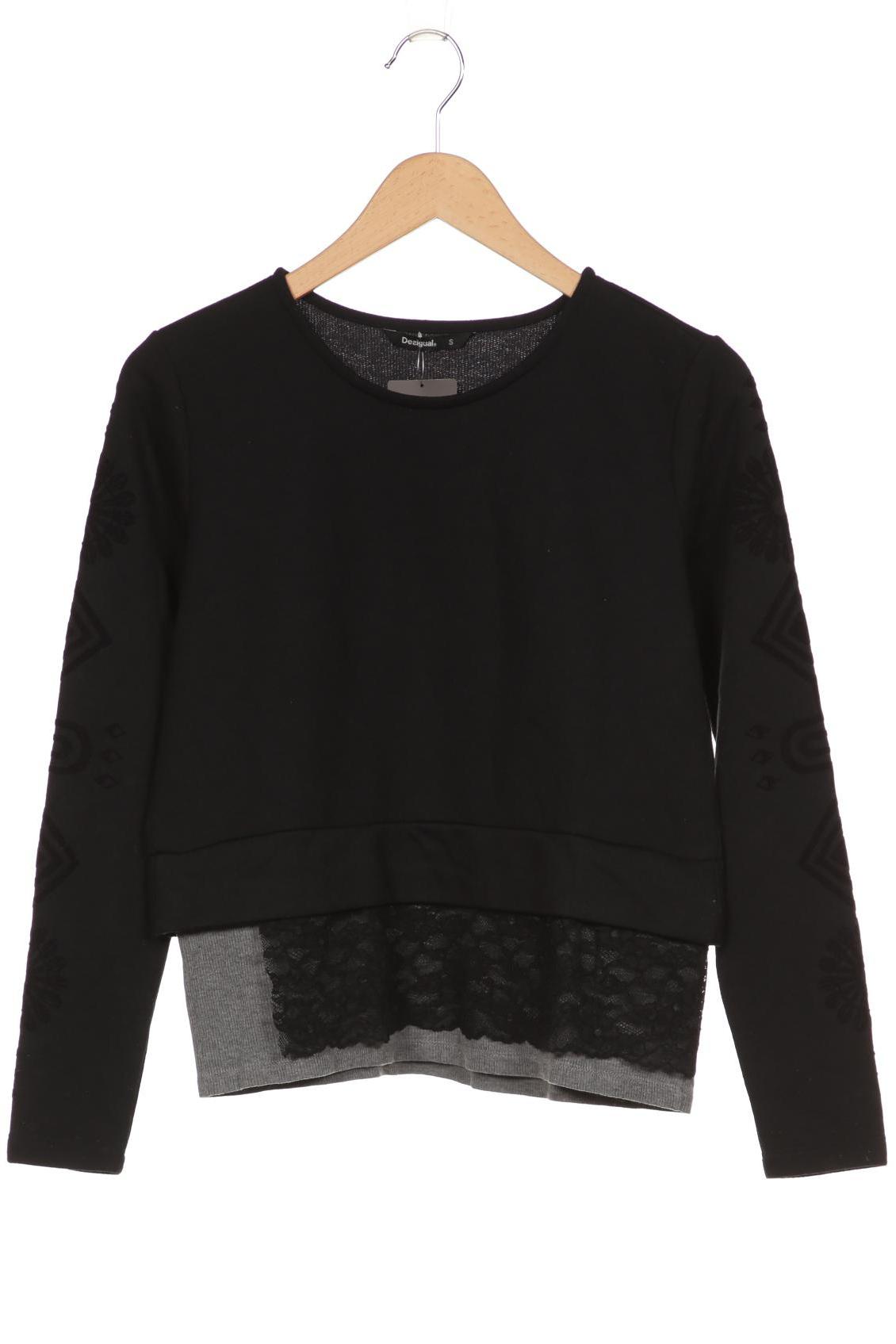 

Desigual Damen Sweatshirt, schwarz, Gr. 36