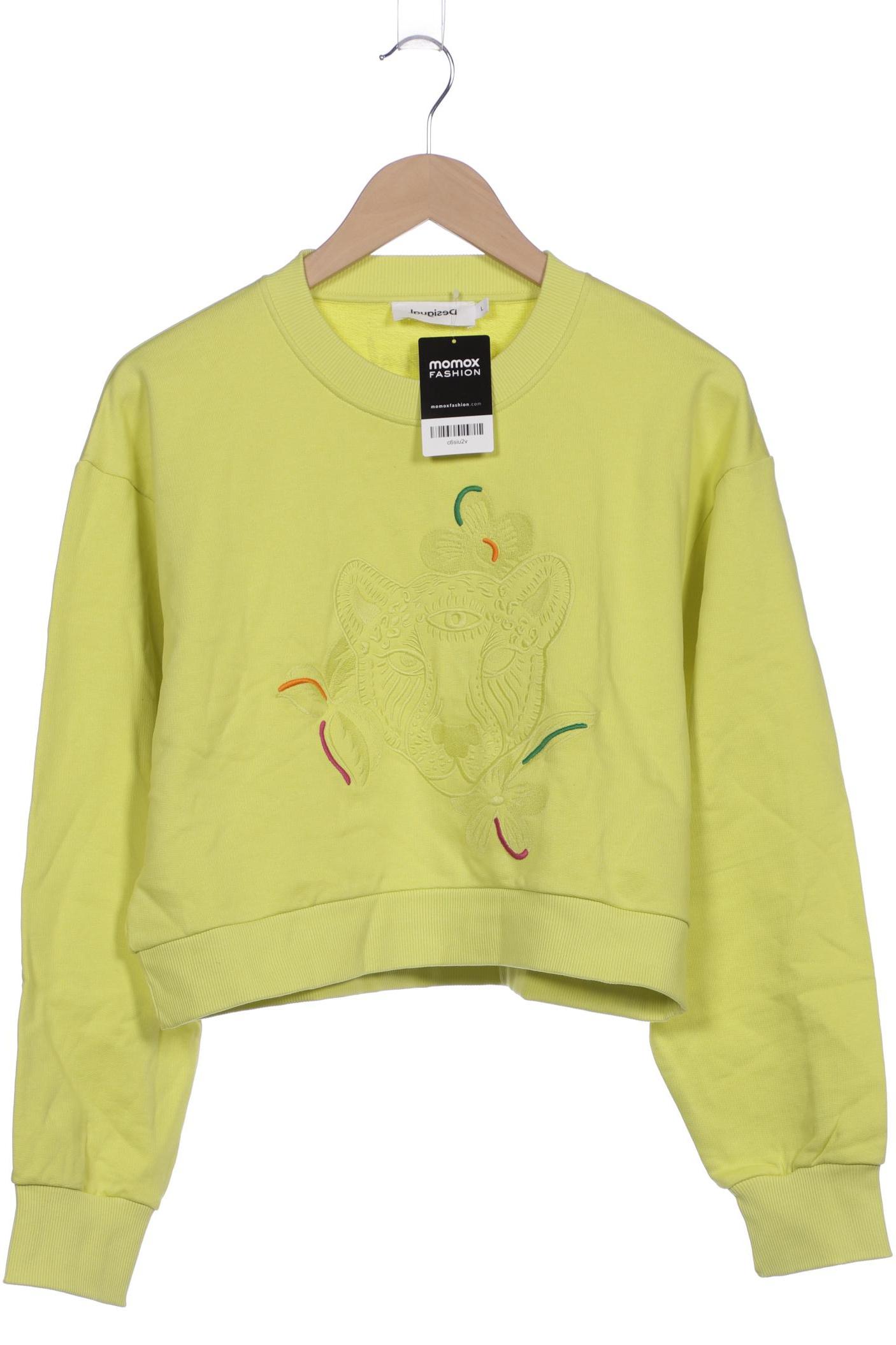 

Desigual Damen Sweatshirt, gelb, Gr. 42
