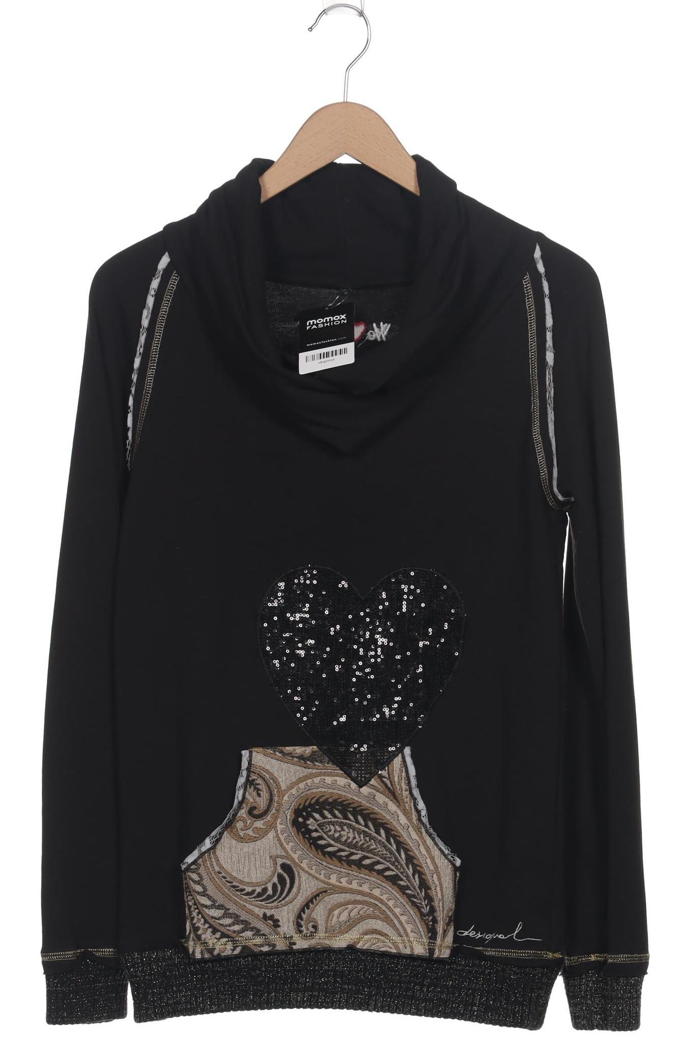 

Desigual Damen Sweatshirt, schwarz, Gr. 38