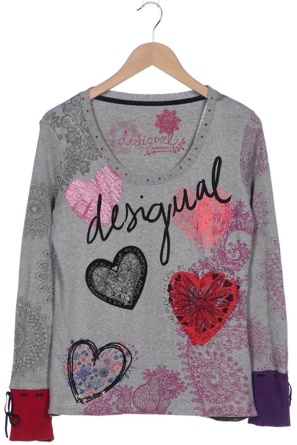

Desigual Damen Sweatshirt, grau, Gr. 42