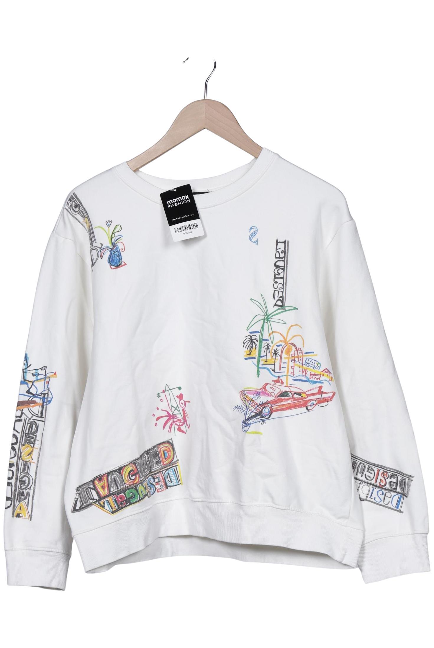 

Desigual Damen Sweatshirt, weiß, Gr. 46