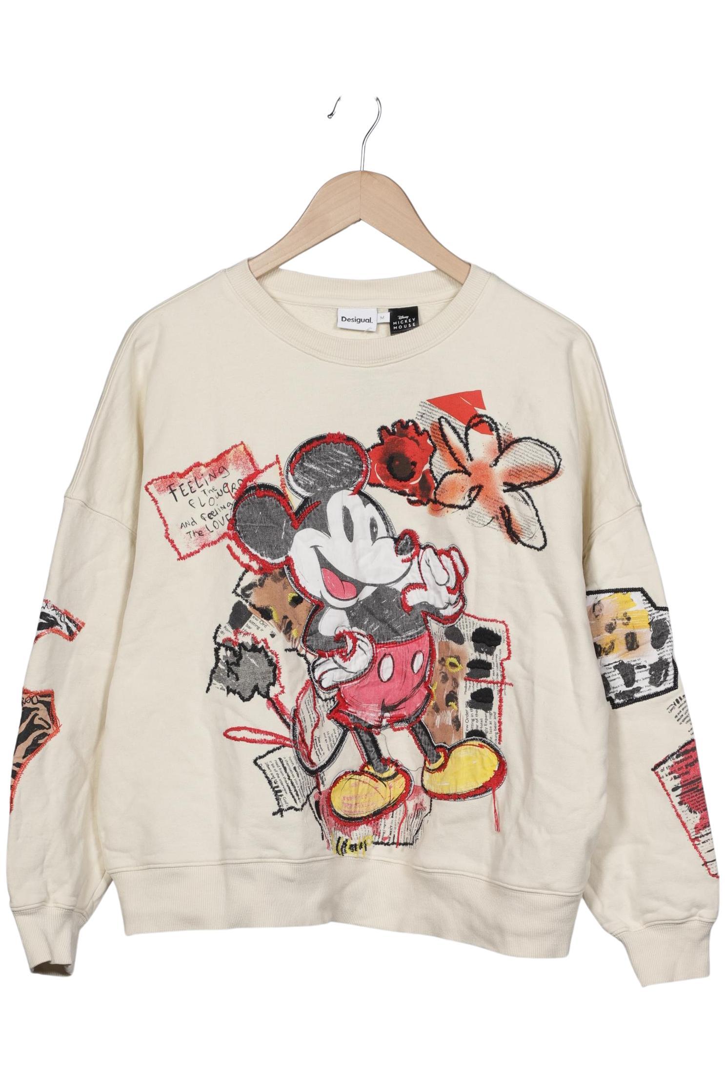 

Desigual Damen Sweatshirt, beige, Gr. 38