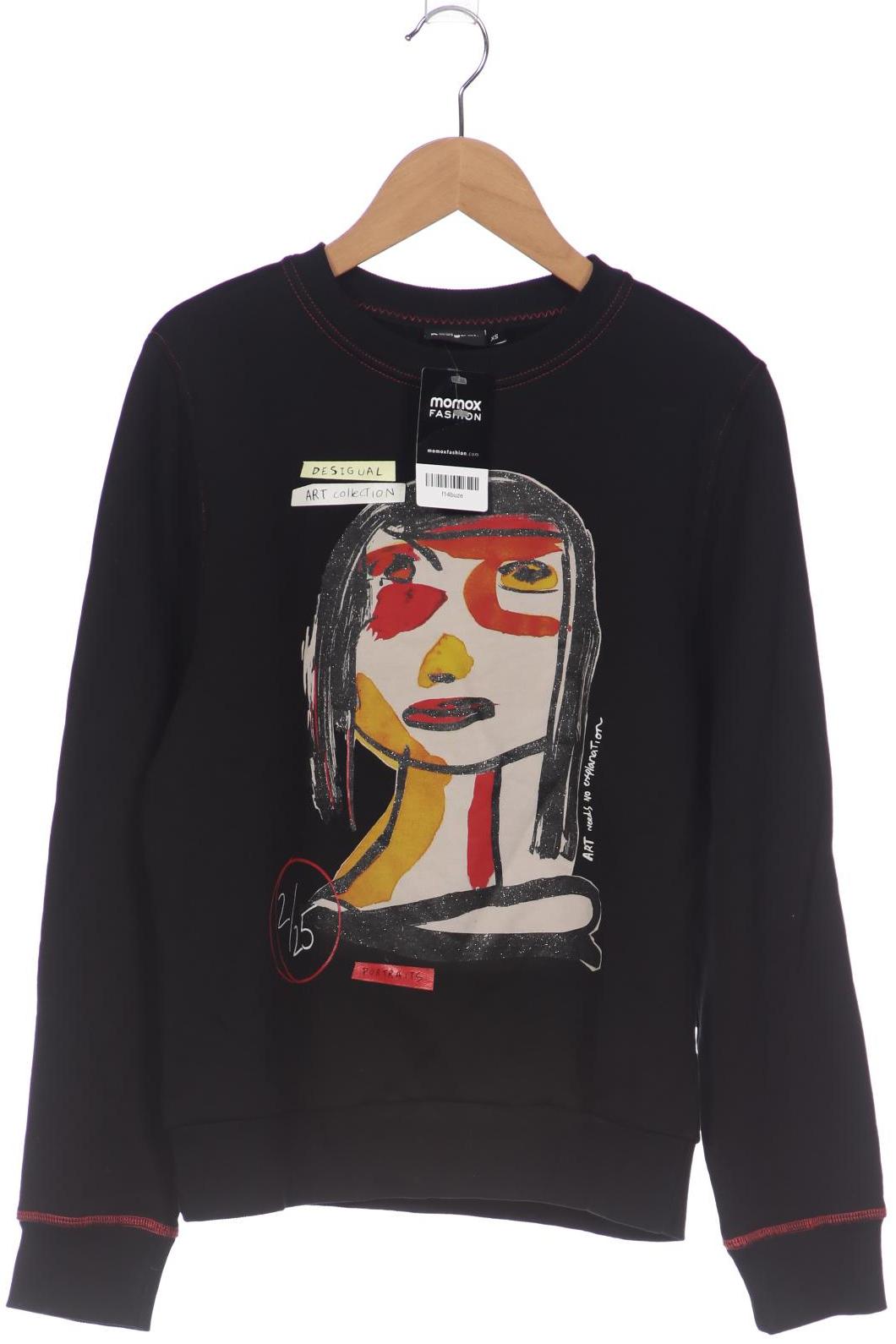

Desigual Damen Sweatshirt, schwarz, Gr. 34