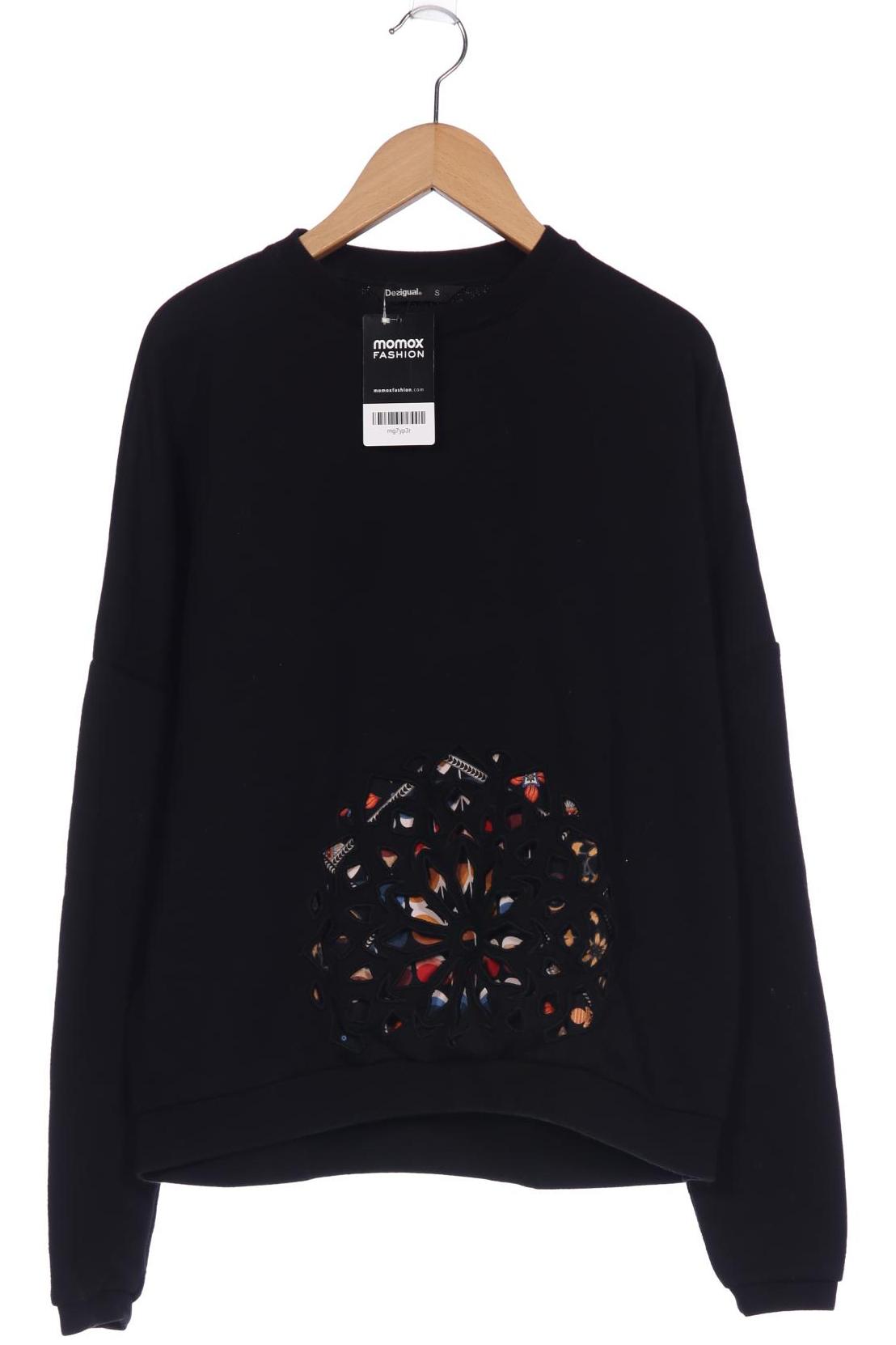 

Desigual Damen Sweatshirt, schwarz, Gr. 36