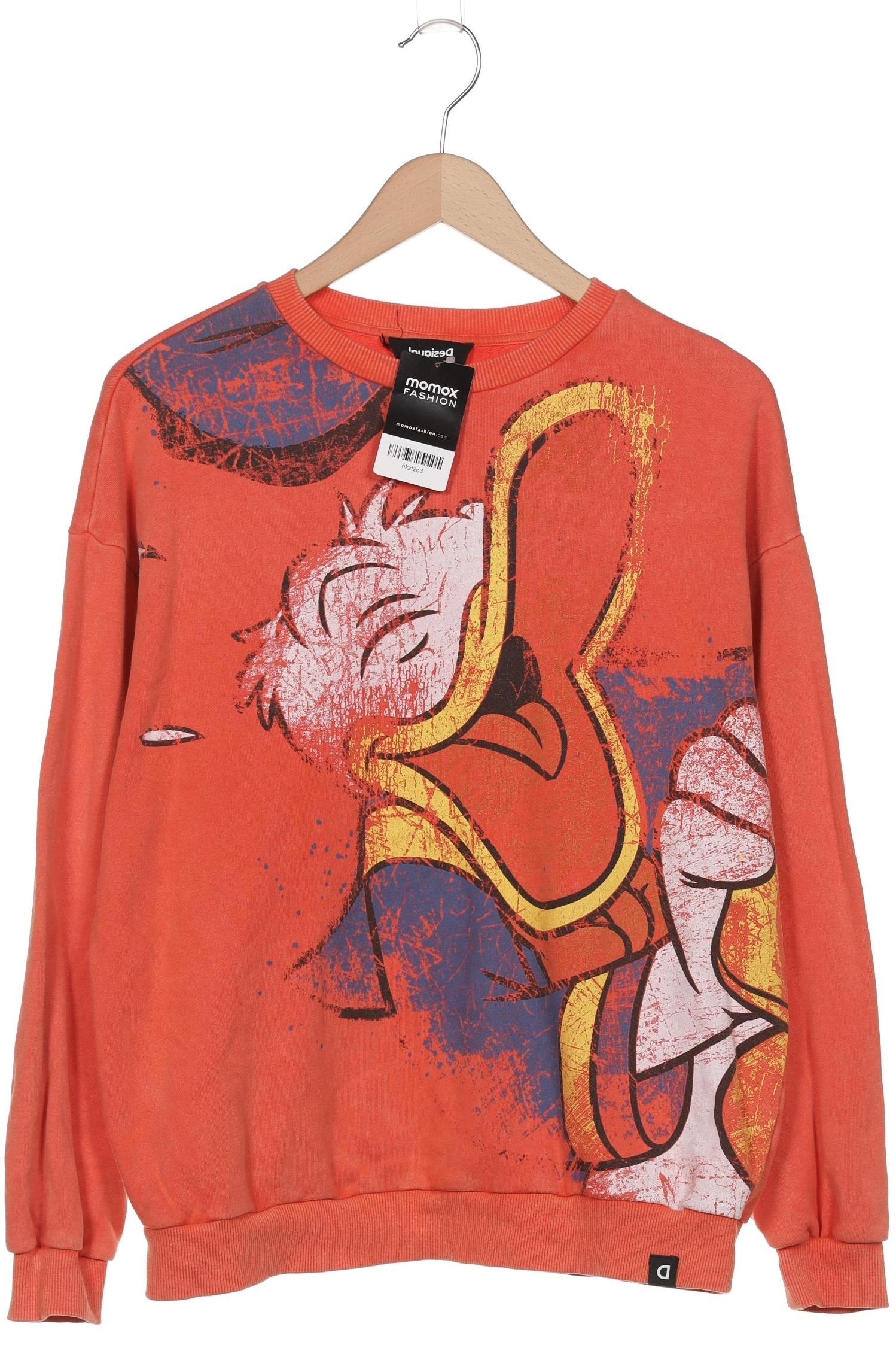 

Desigual Damen Sweatshirt, orange, Gr. 36