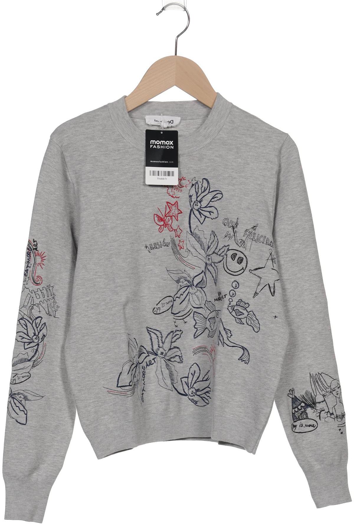 

Desigual Damen Sweatshirt, grau, Gr. 34