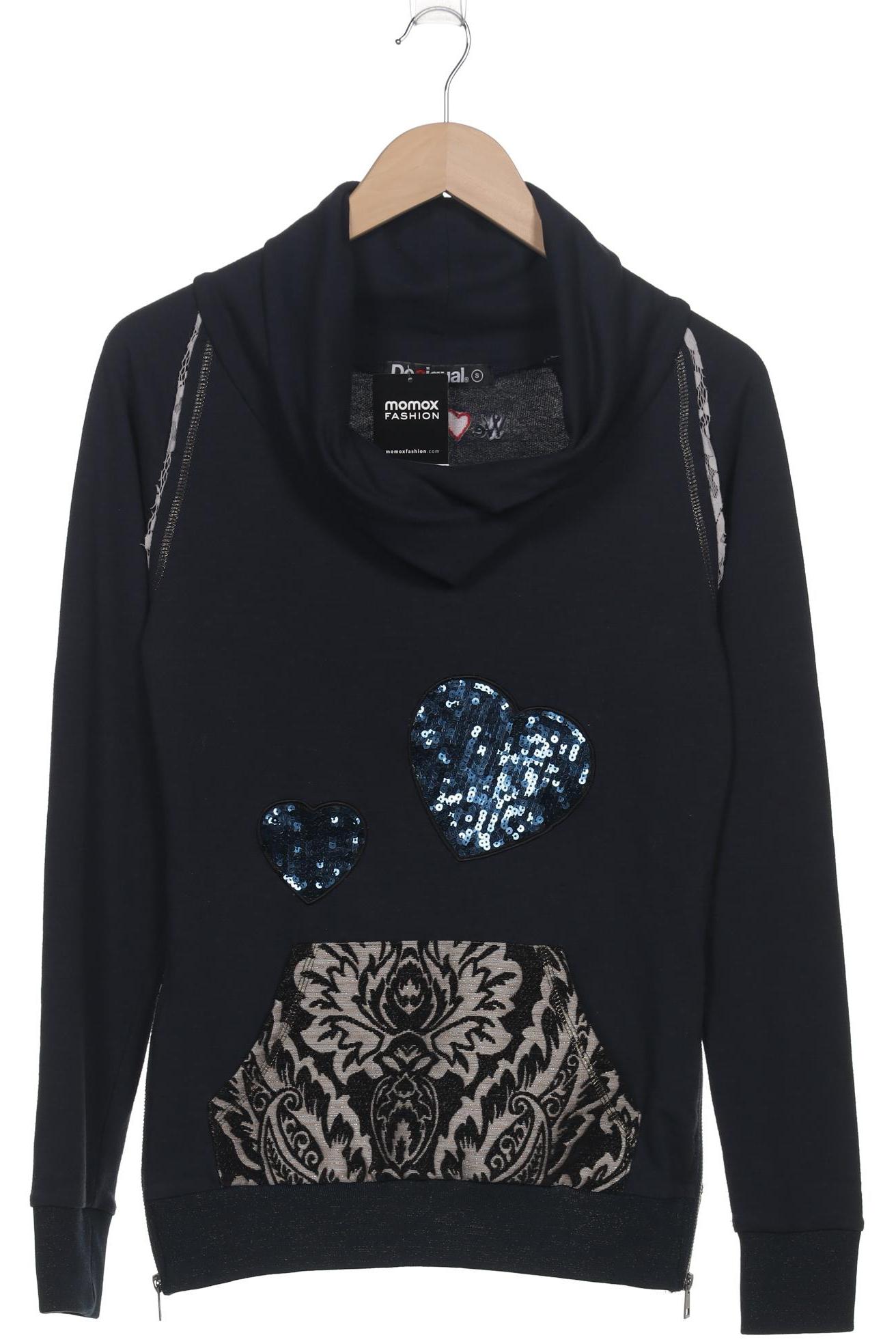 

Desigual Damen Sweatshirt, marineblau, Gr. 36