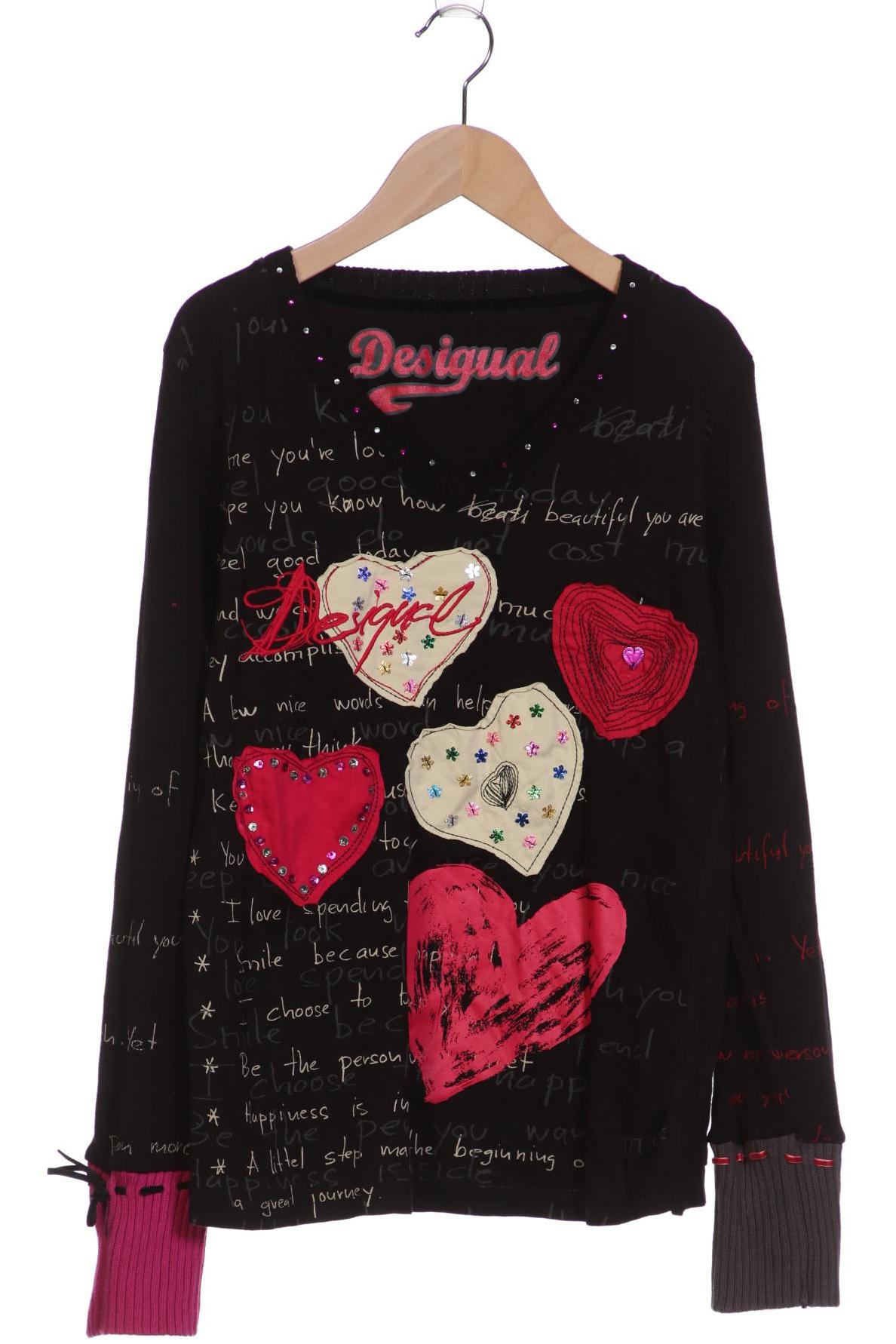 

Desigual Damen Sweatshirt, schwarz, Gr. 44