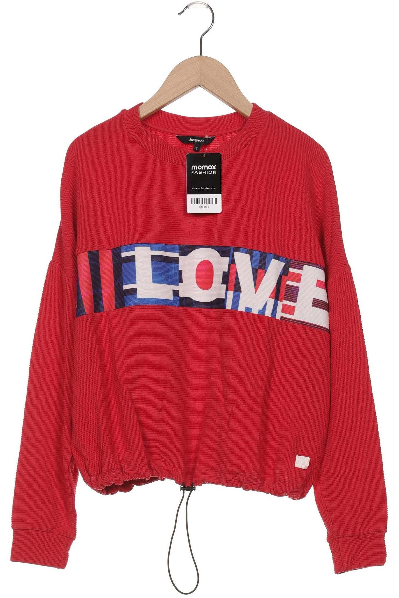 

Desigual Damen Sweatshirt, rot, Gr. 36