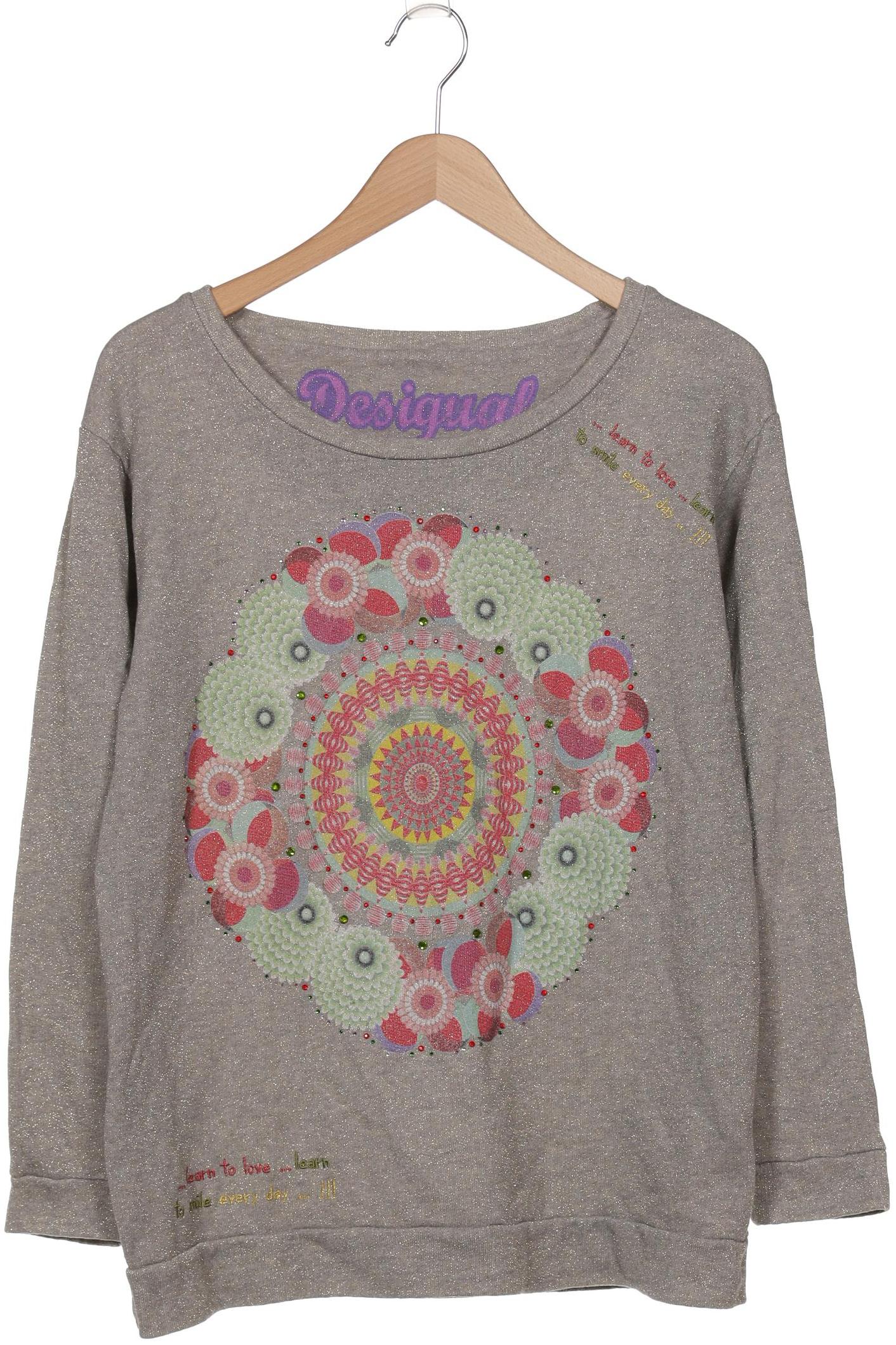 

Desigual Damen Sweatshirt, grau, Gr. 44