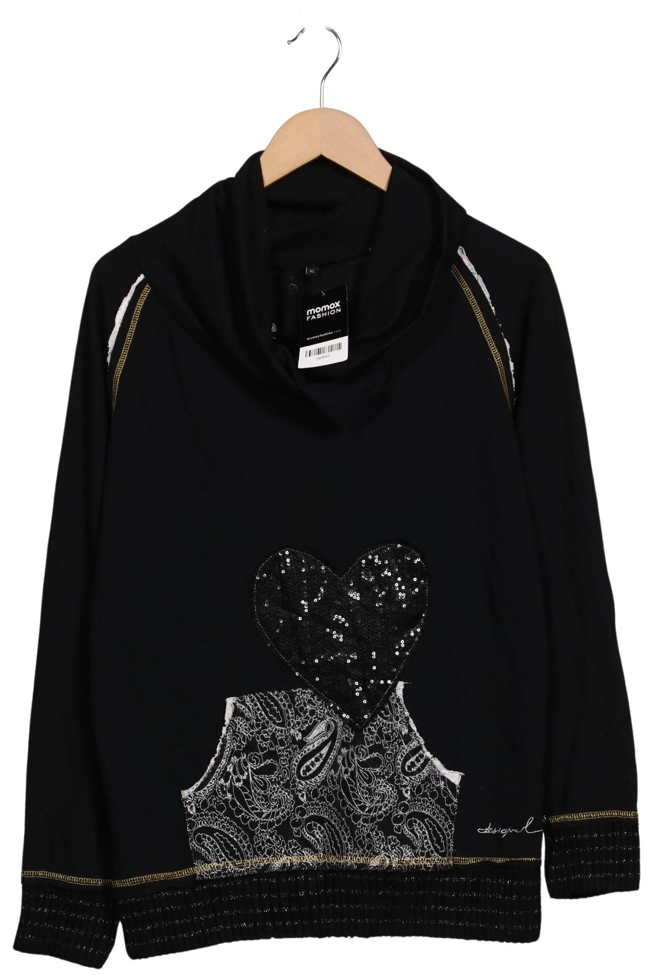 

Desigual Damen Sweatshirt, schwarz, Gr. 44