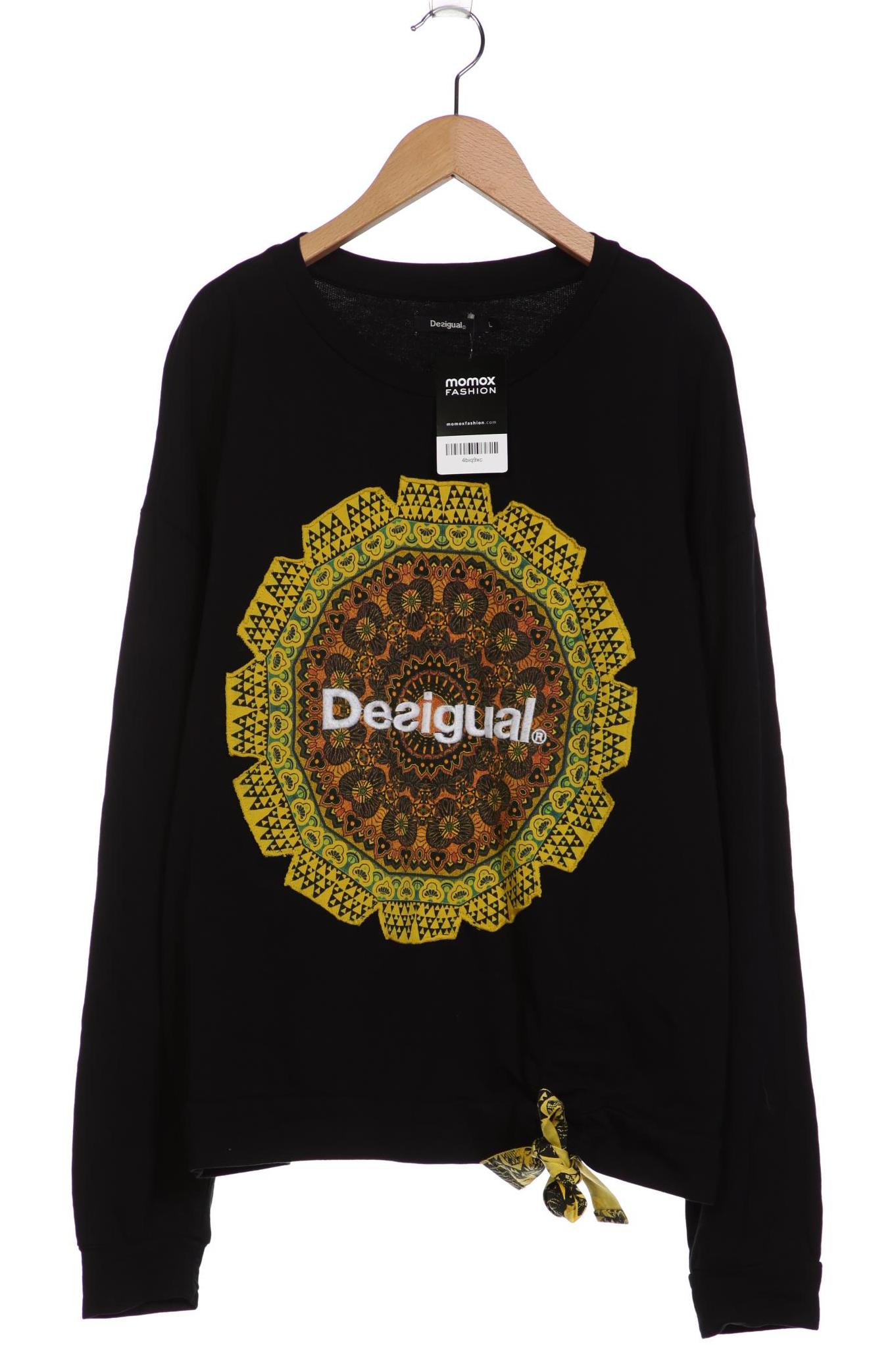 

Desigual Damen Sweatshirt, schwarz, Gr. 42