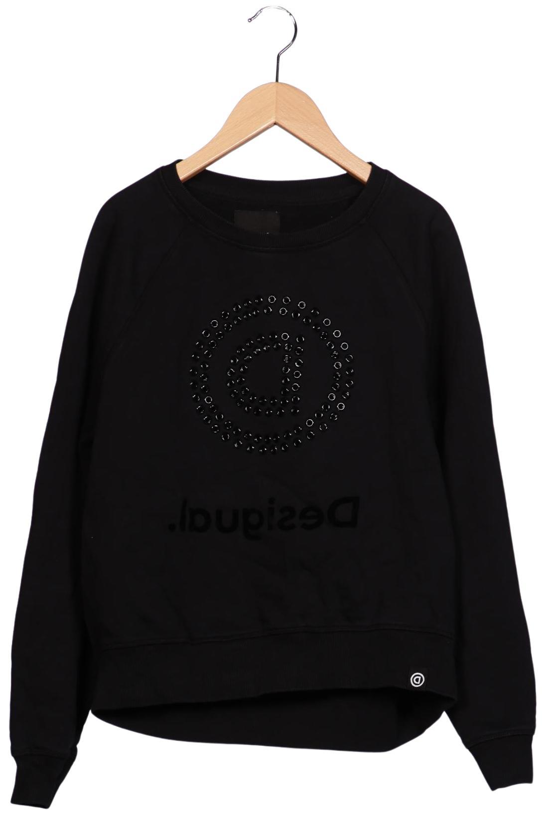 

Desigual Damen Sweatshirt, schwarz, Gr. 38