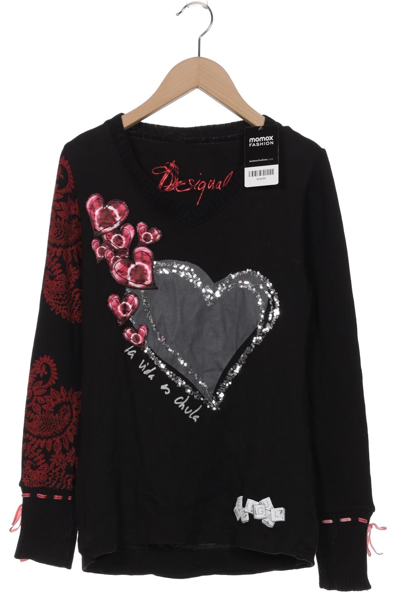 

Desigual Damen Sweatshirt, schwarz, Gr. 36