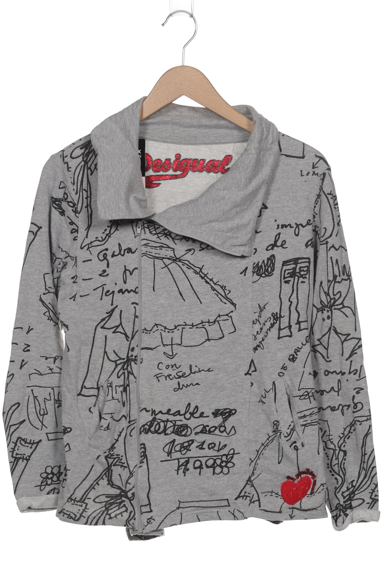 

Desigual Damen Sweatshirt, grau, Gr. 42