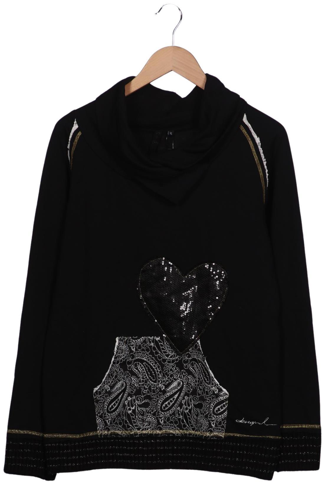 

Desigual Damen Sweatshirt, schwarz, Gr. 44
