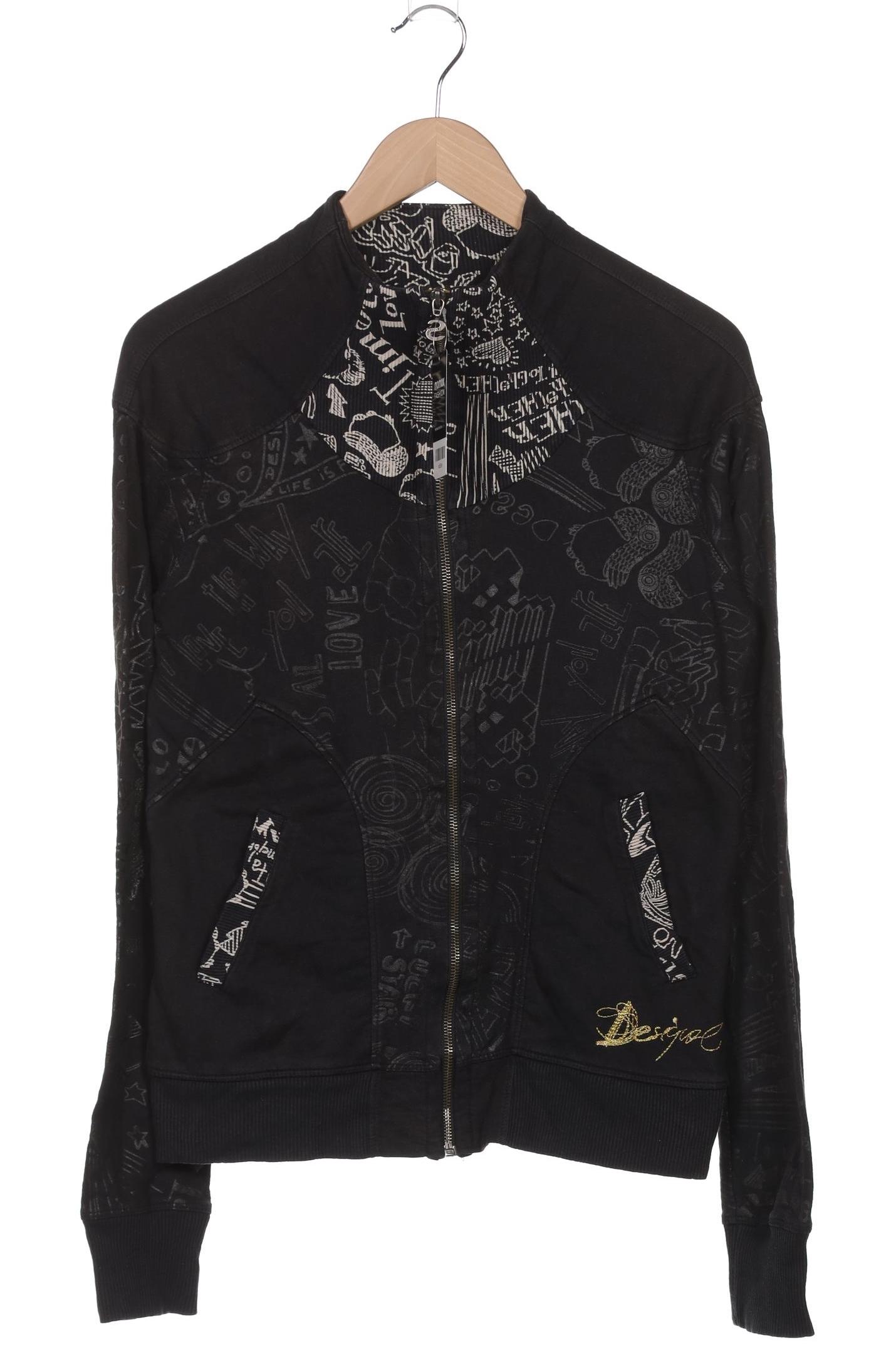 

Desigual Damen Sweatshirt, schwarz, Gr. 42